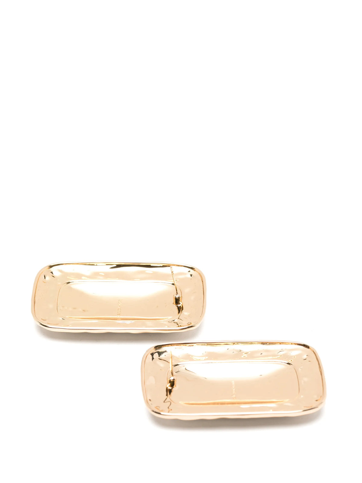 large mottled earrings
