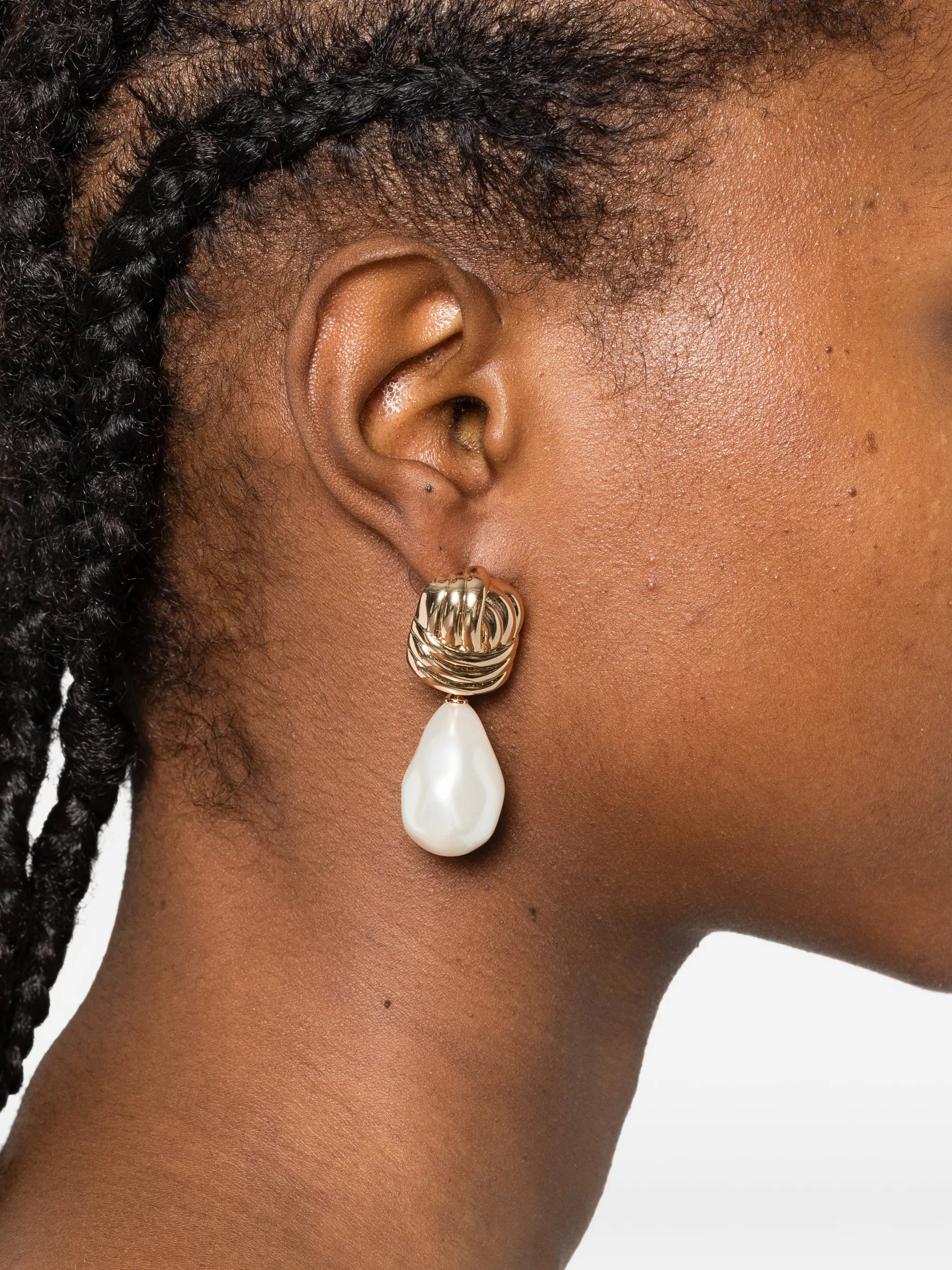 pear-drop earrings