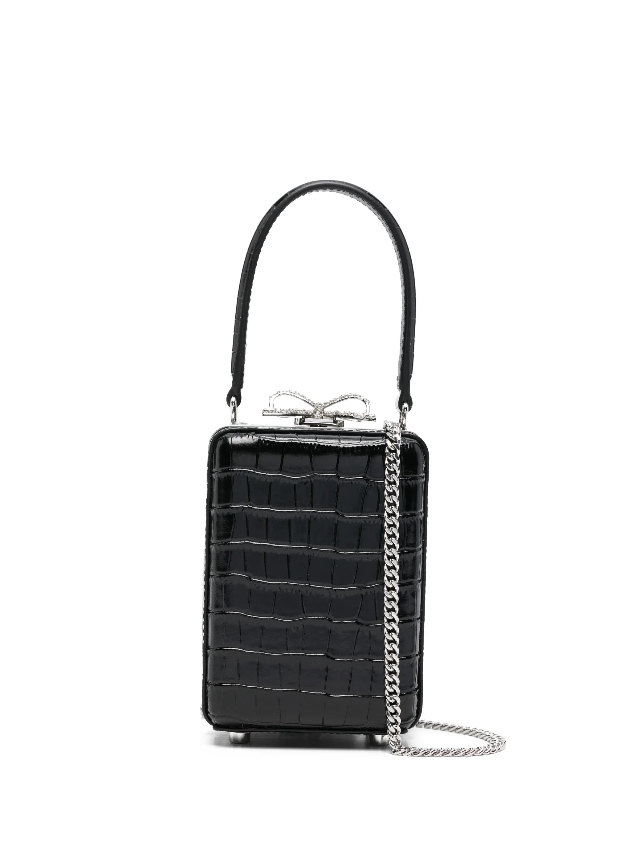 bow-detail top-handle mini bag