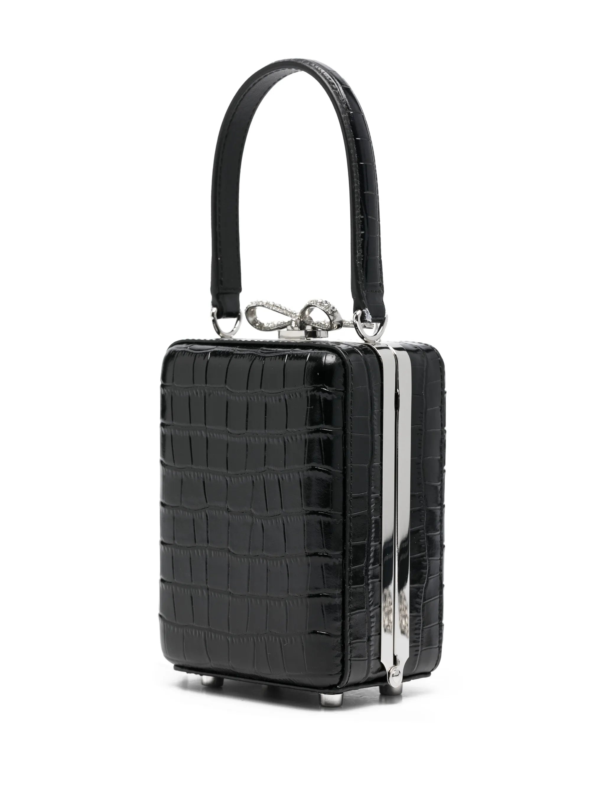 bow-detail top-handle mini bag
