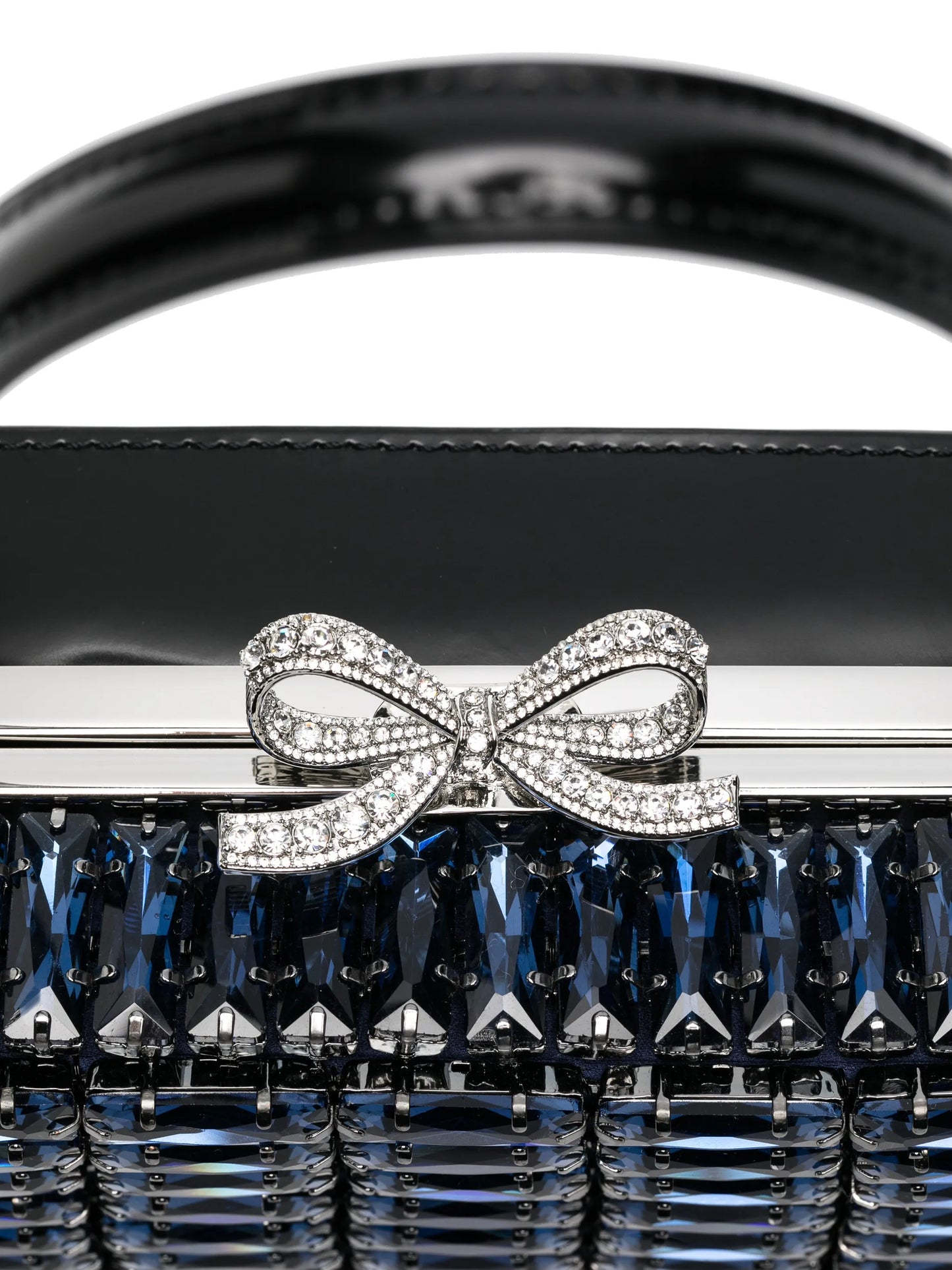 crystal-embellished top-handle mini bag