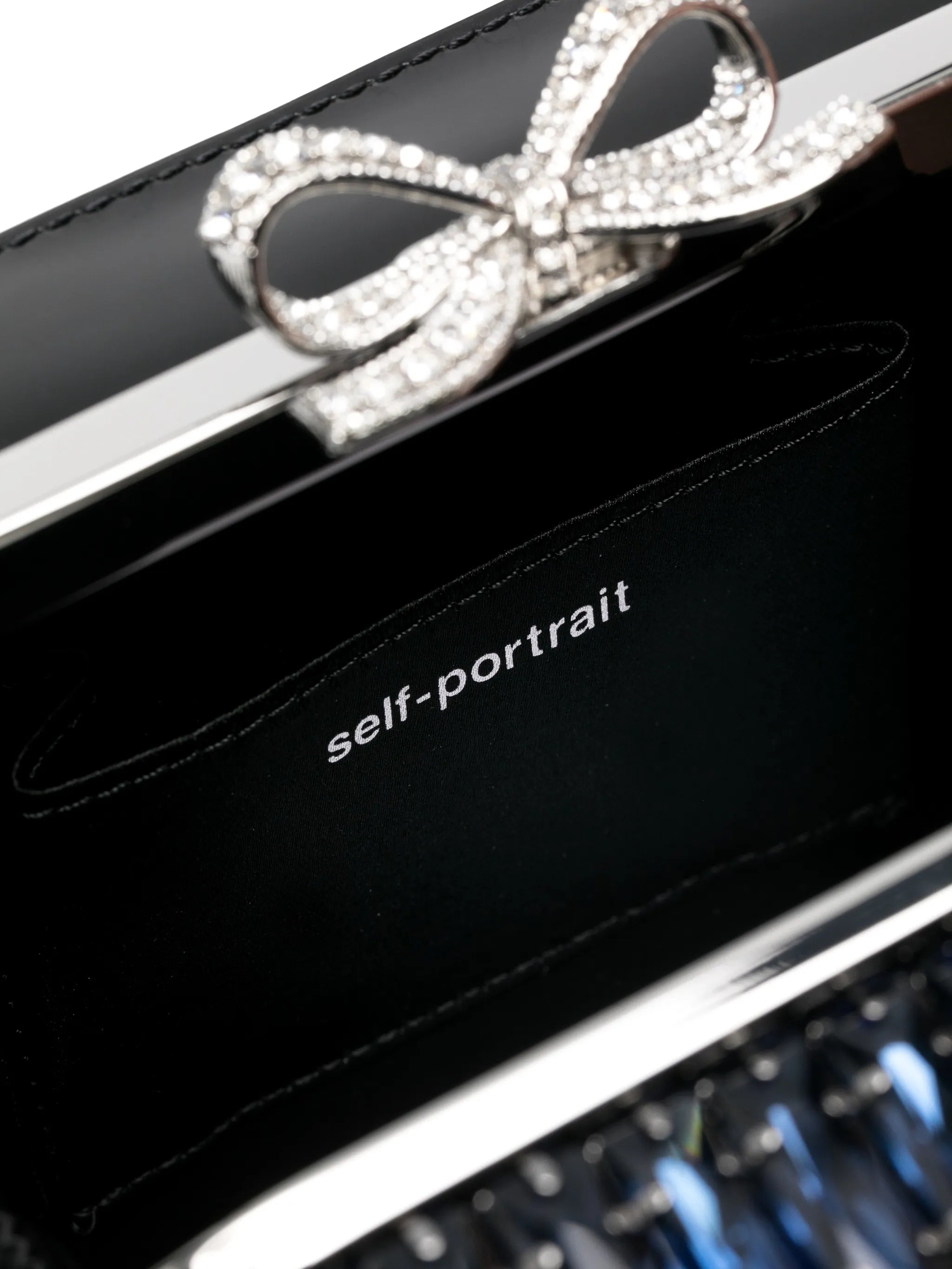 crystal-embellished top-handle mini bag