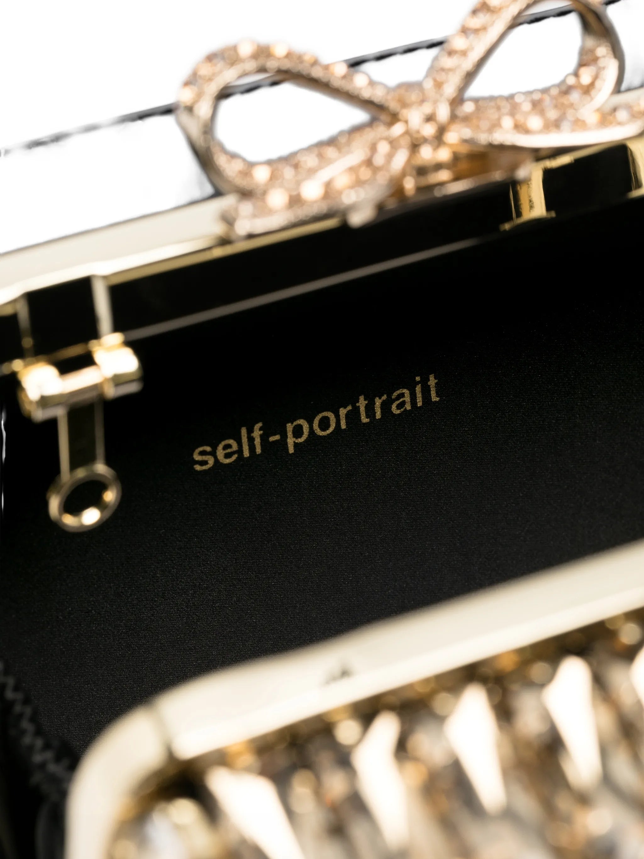 crystal-embellished top-handle mini bag