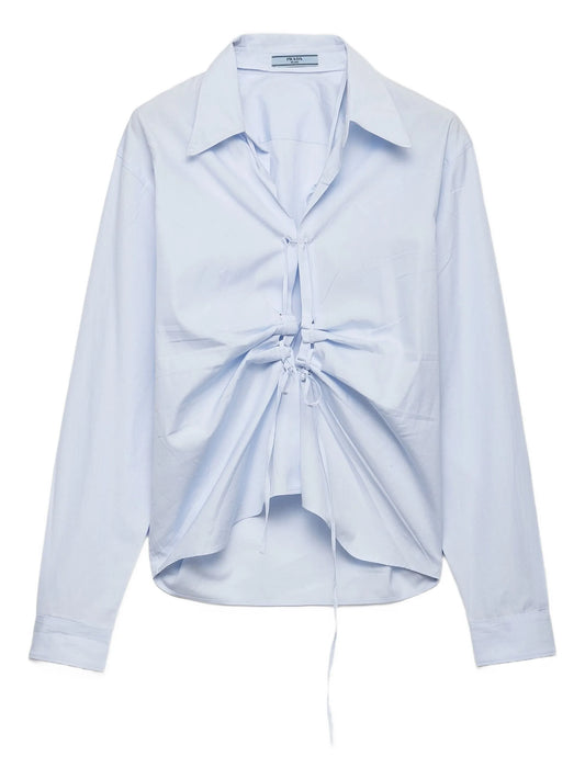 lace-up shirt