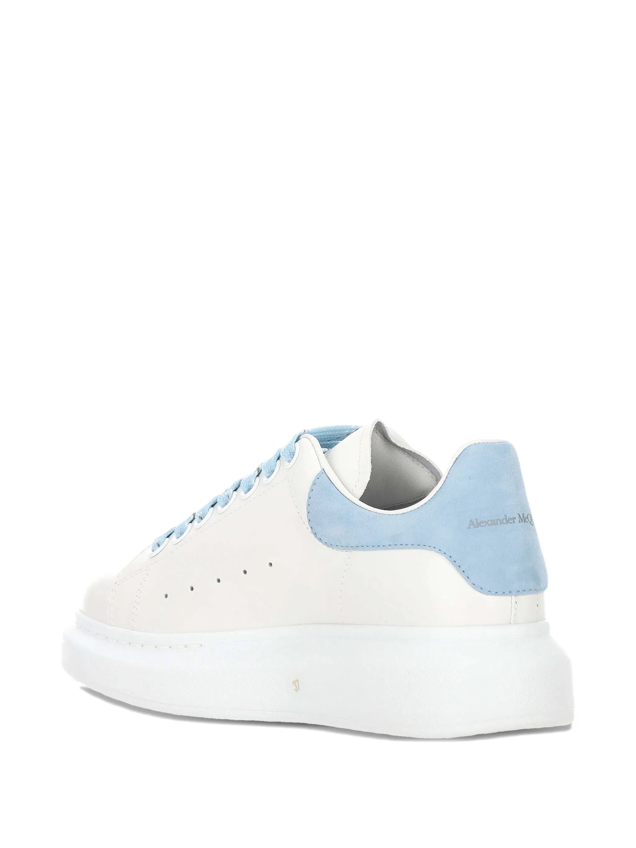 contrast larry leather sneakers