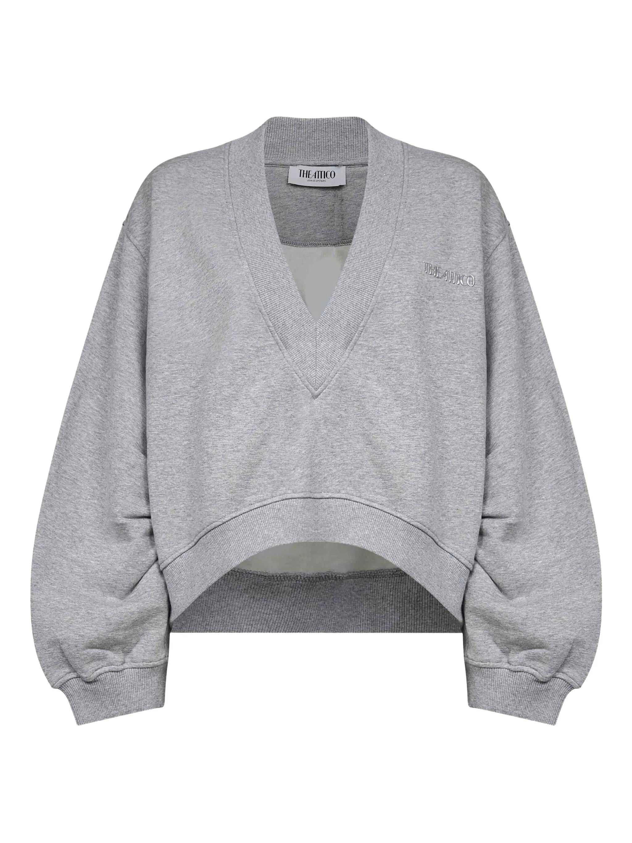 V-neck sweatshirt