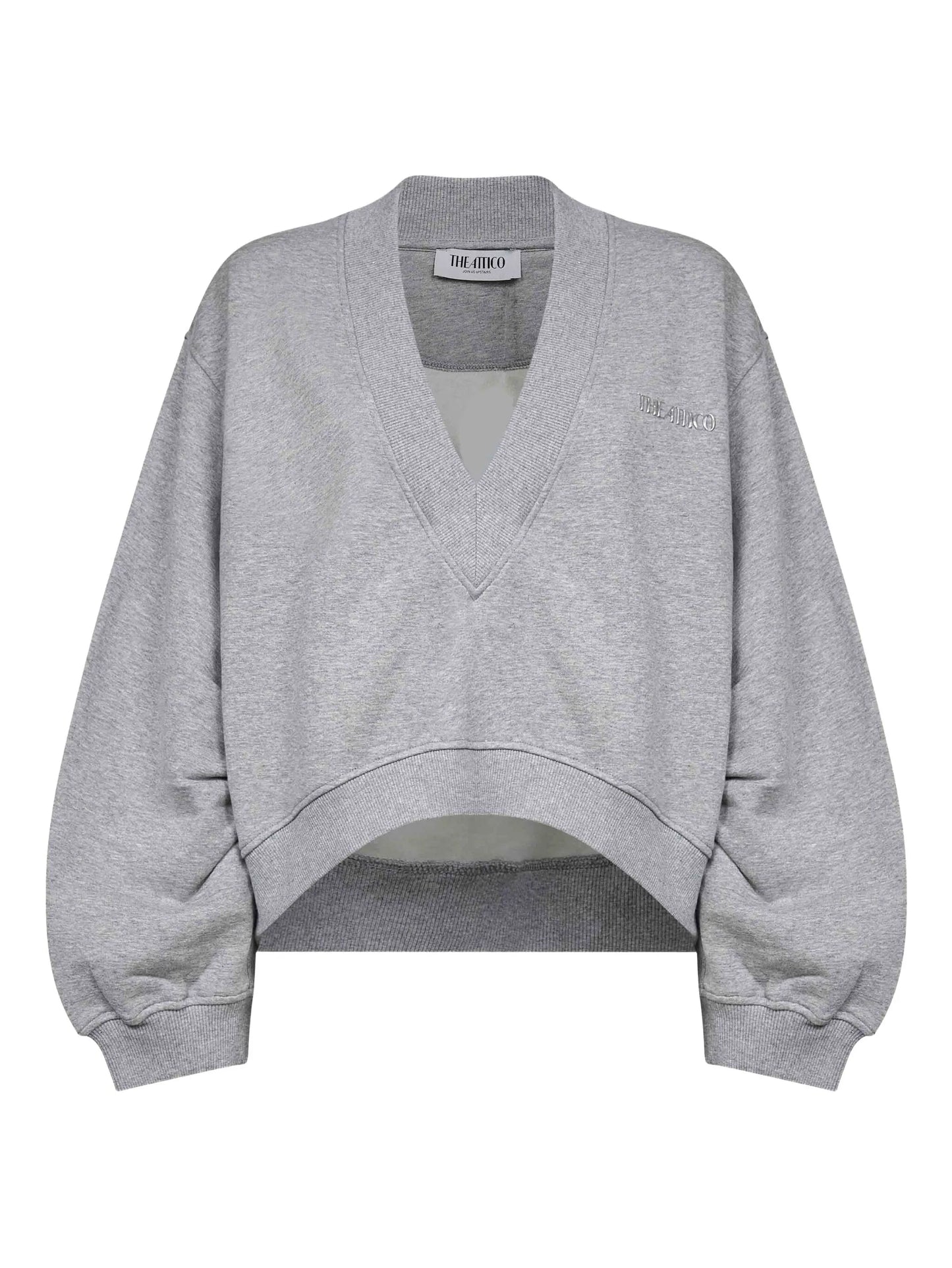 V-neck sweatshirt