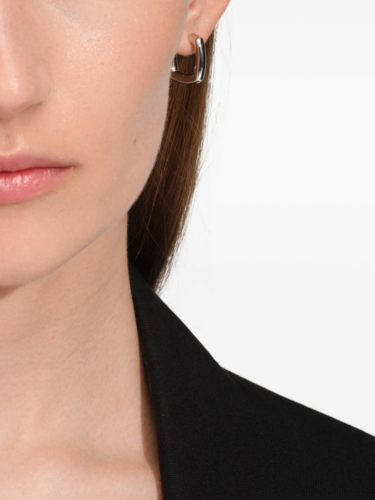 metal hoops earrings