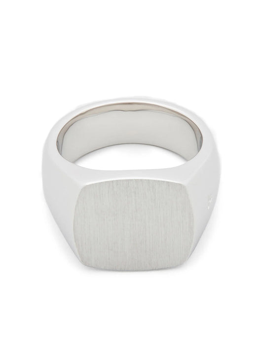 cushion satin signet ring
