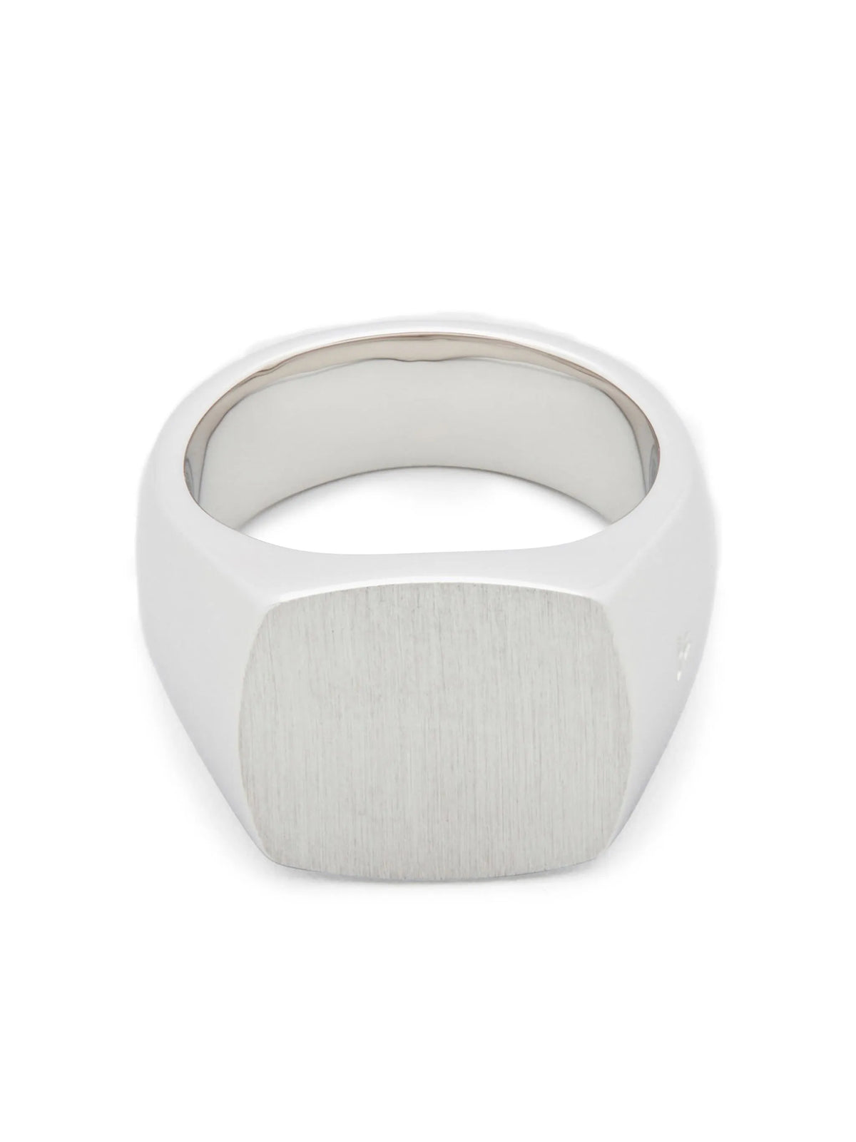 cushion satin signet ring