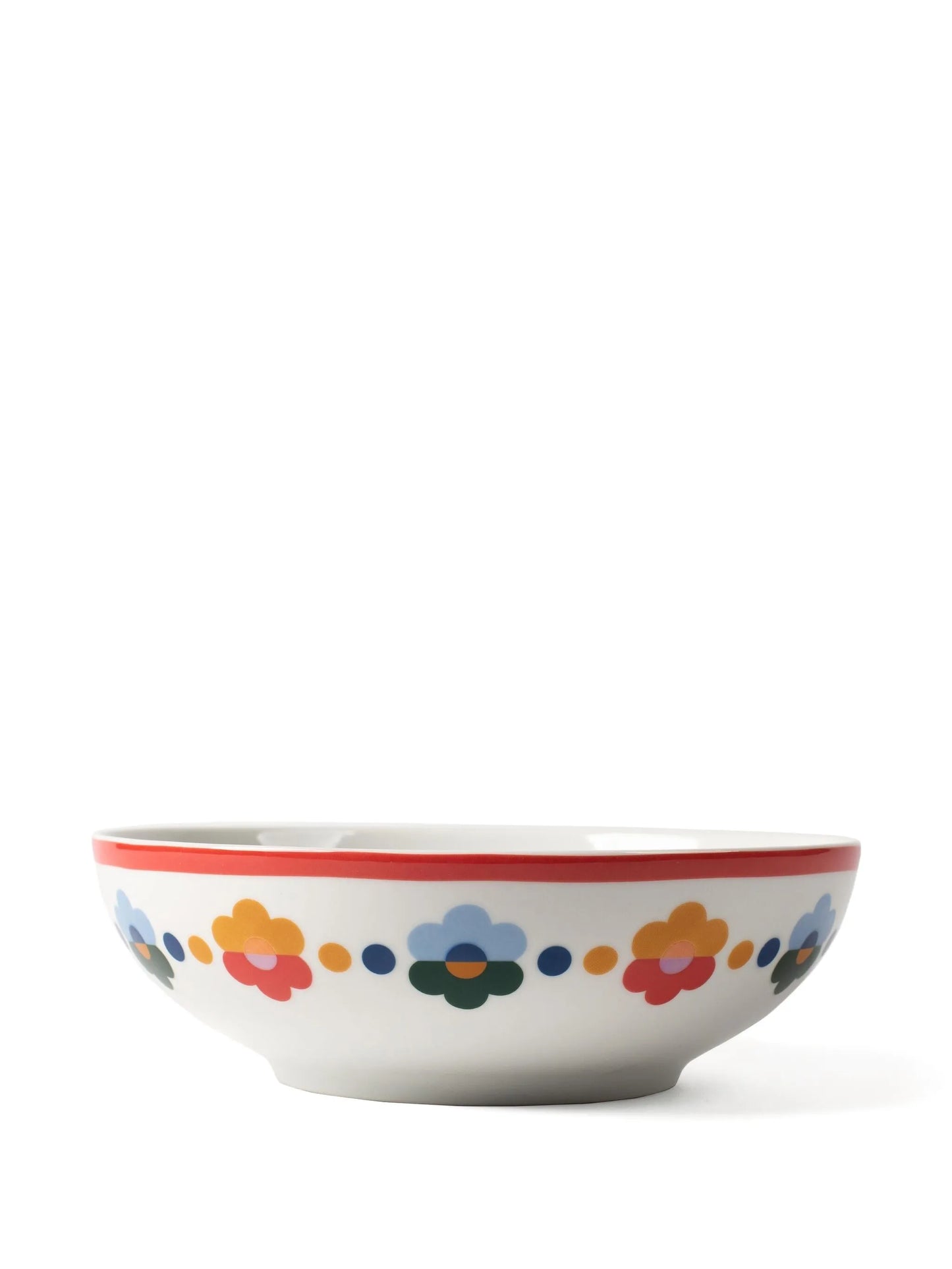 floral-pattern cereal bowls 8set of four)