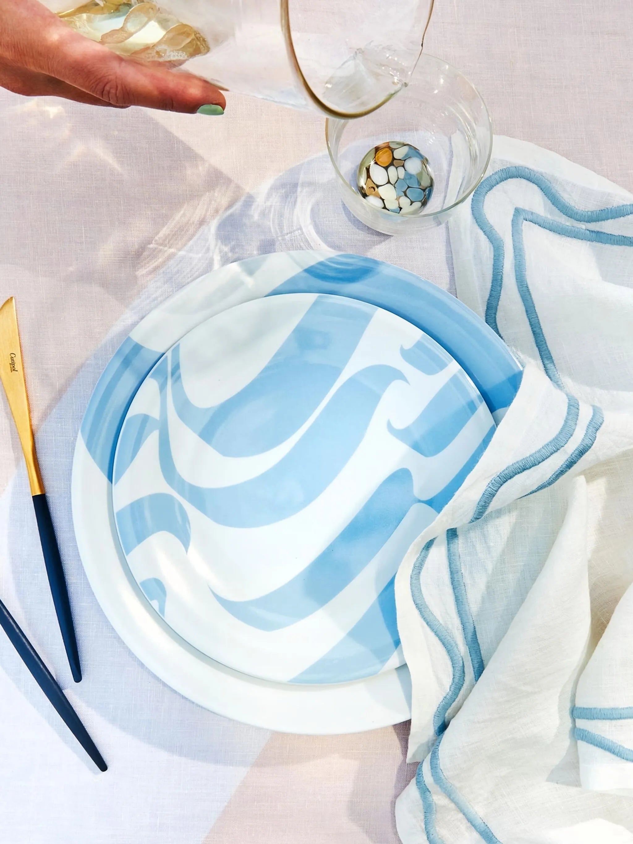 colourblock wave plates (set of four)