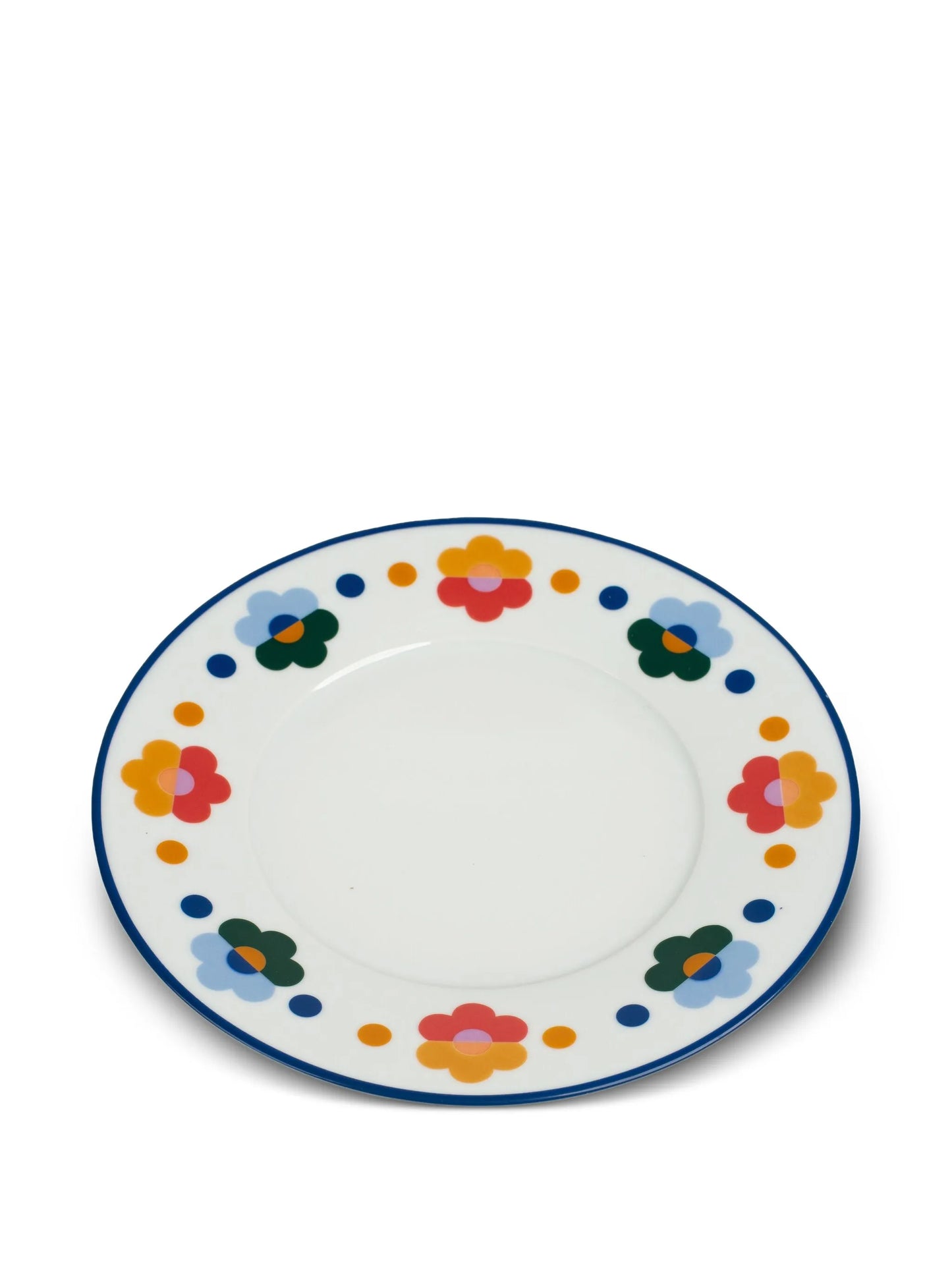 floral salad plates (set of four)