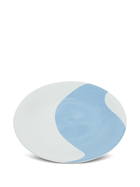 colour-block wave dinner plates (set of four)