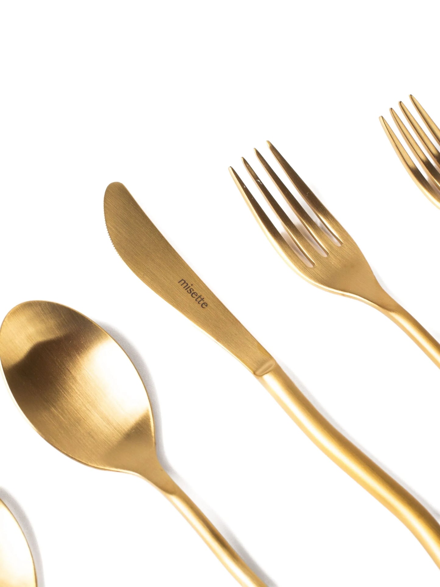 Squiggle matte cutlery (set of five)