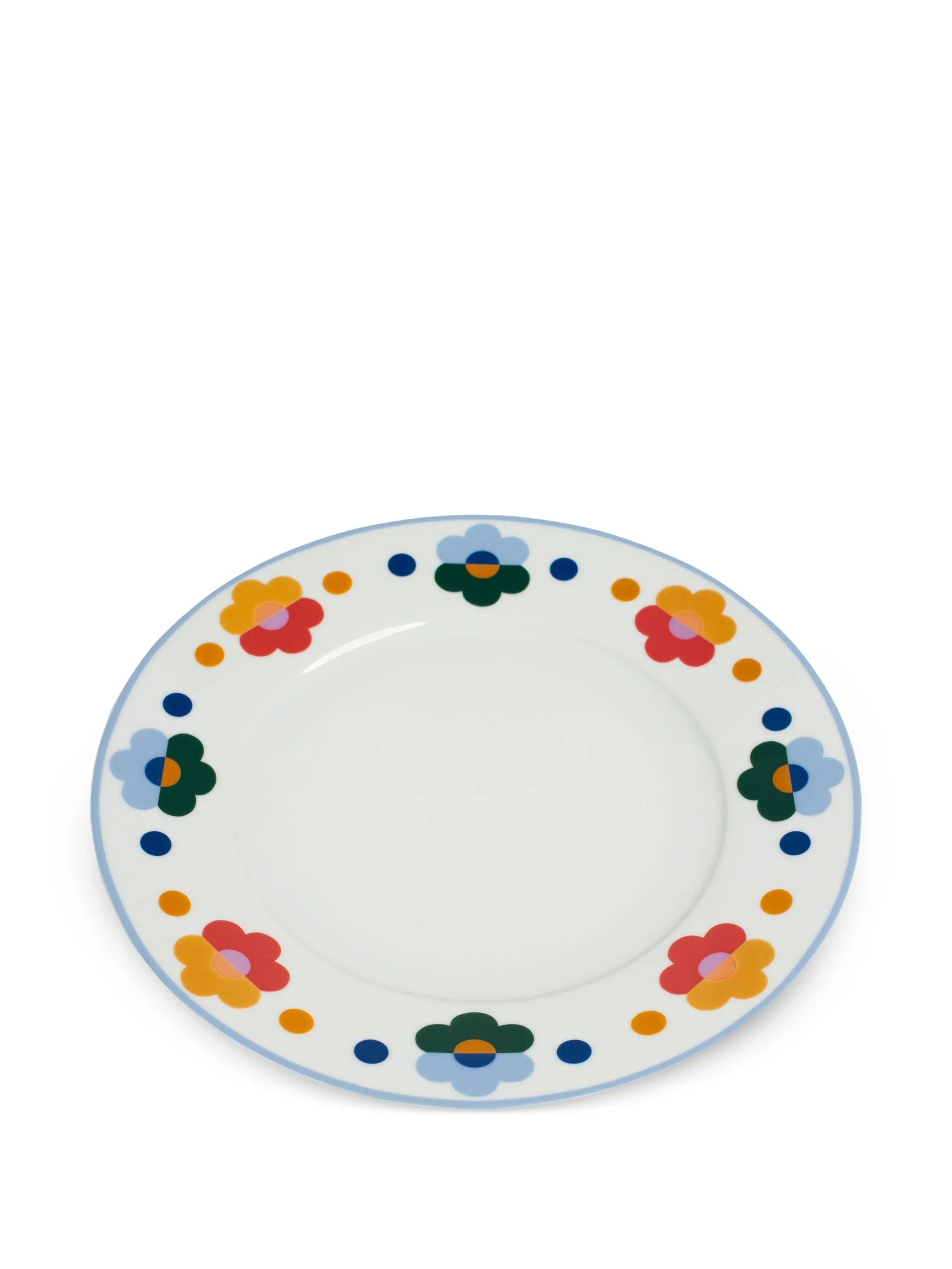floral dinner plates (set of four)