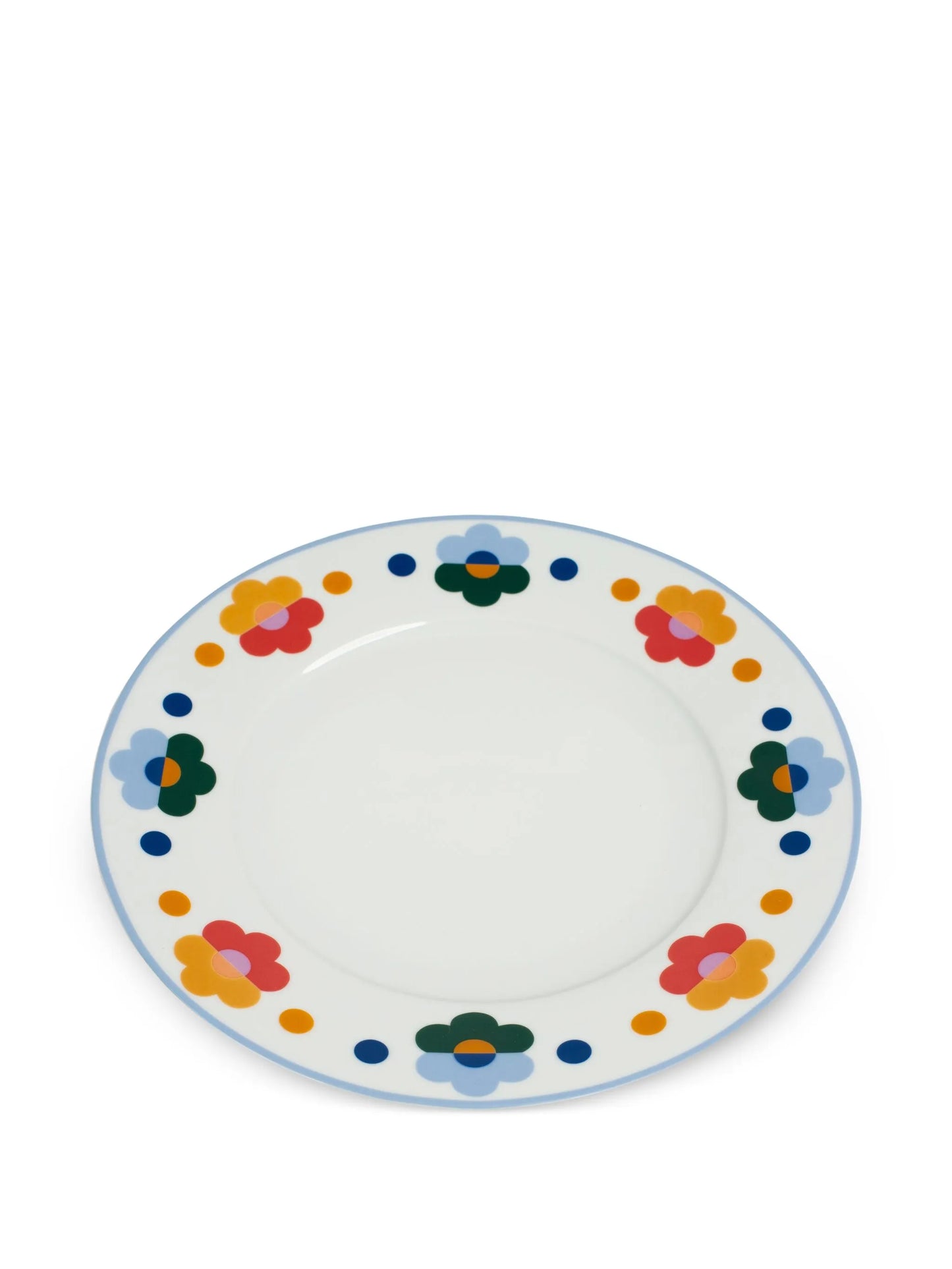 floral dinner plates (set of four)