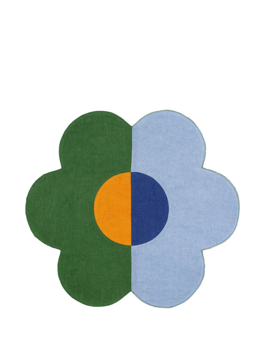 floral linen patchwork placemats (set of four)