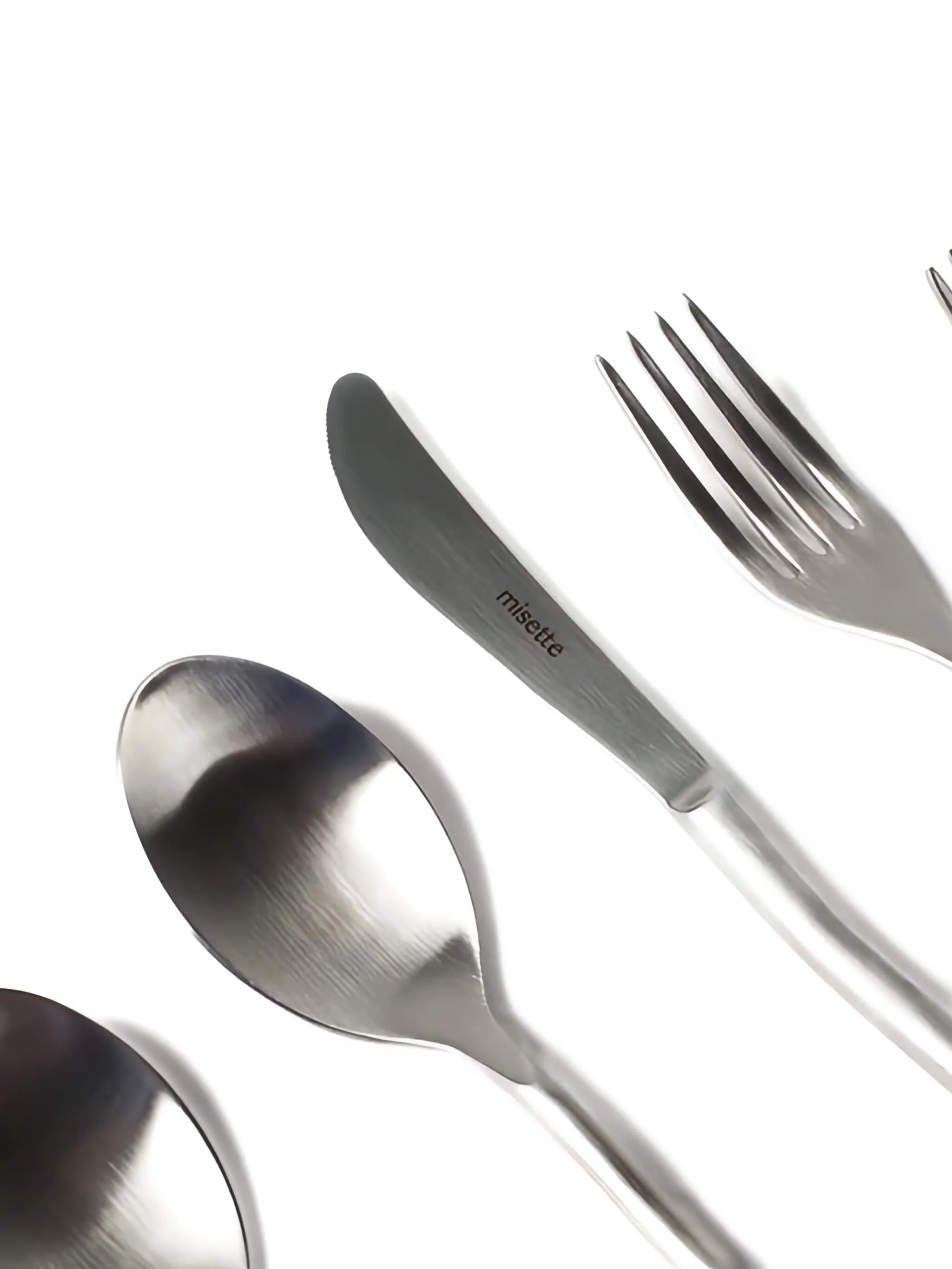 Squiggle matte cutlery set (five pieces)