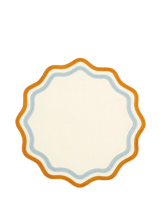 scalloped placemats (set of four)