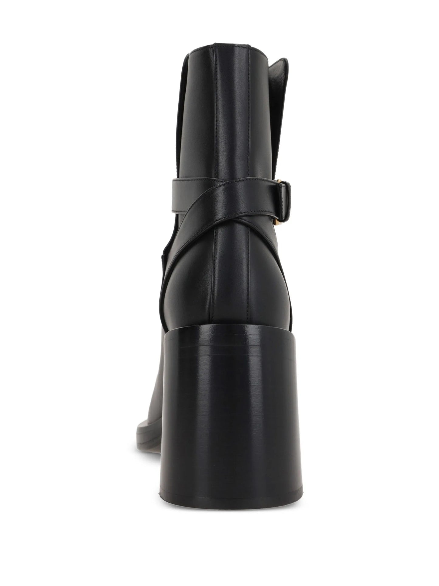 70mm buckle-strap logo boots