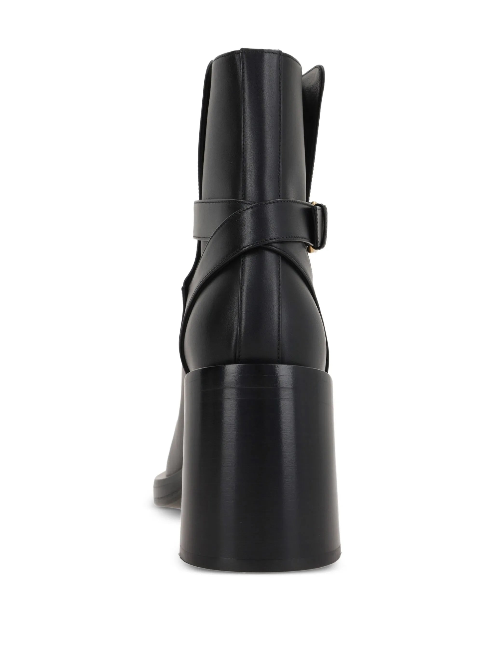 70mm buckle-strap logo boots