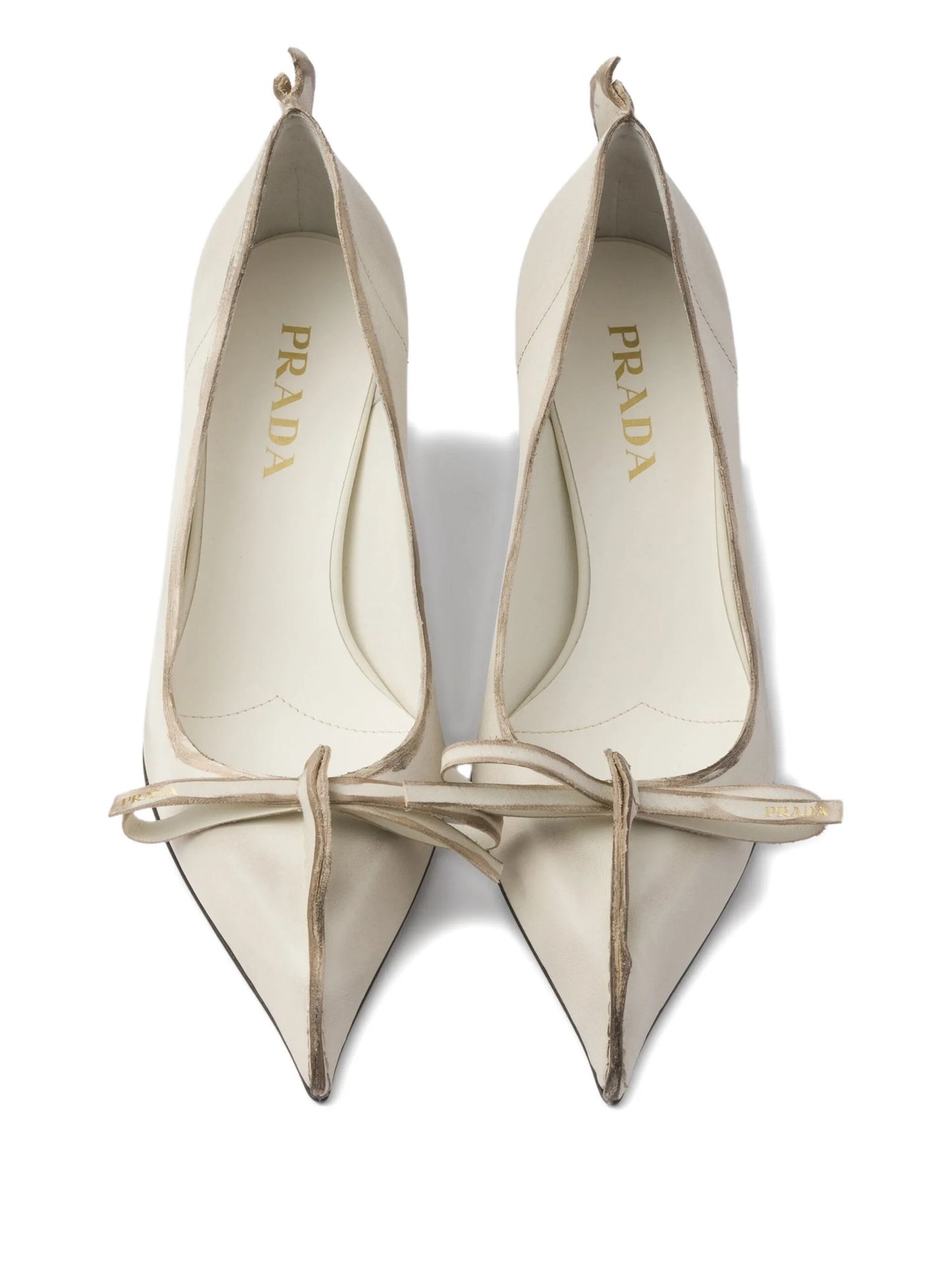 55mm Antiqued leather pumps