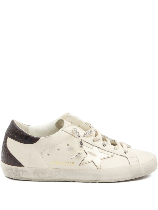 Super-Star crocodile-effect sneakers