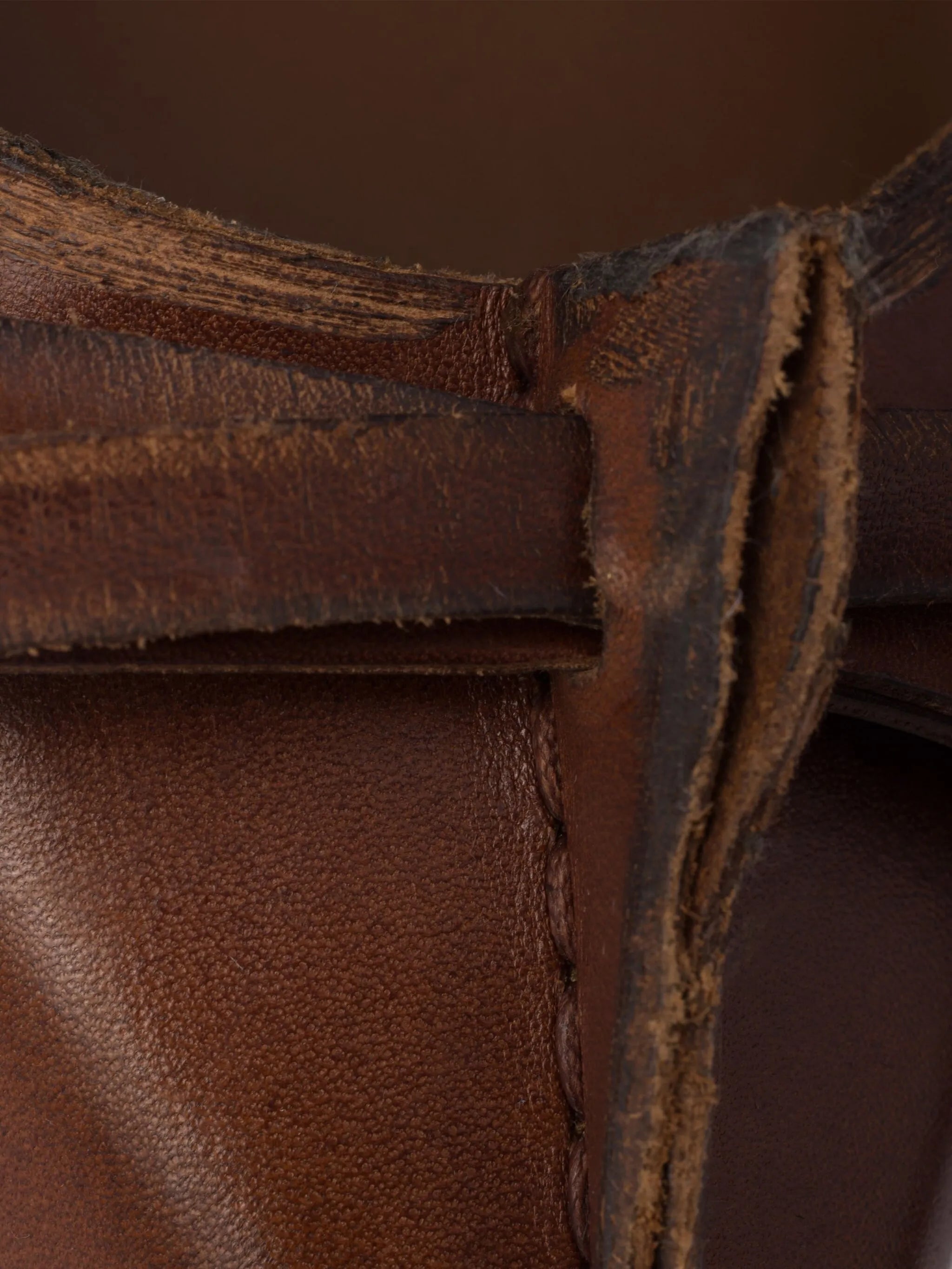 55 mm Antiqued leather pointed-toe pumps