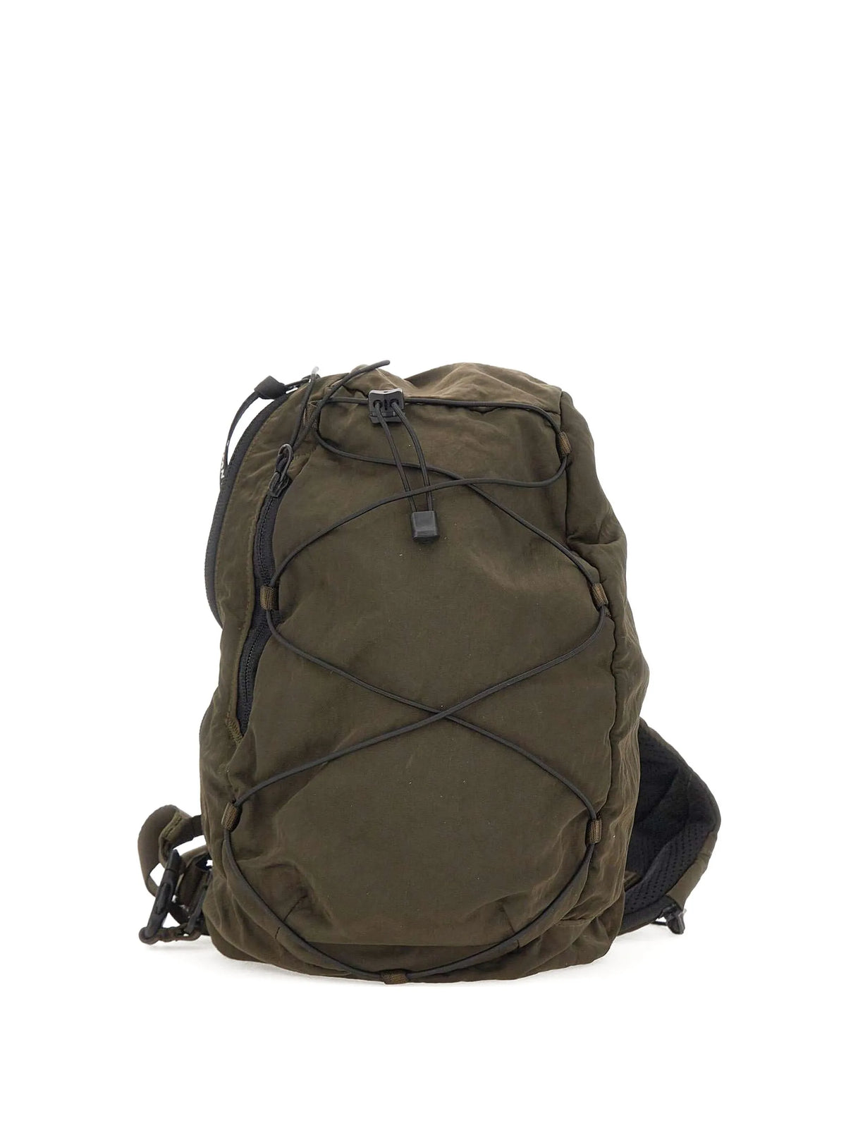 Nylon B lens crossbody rucksack