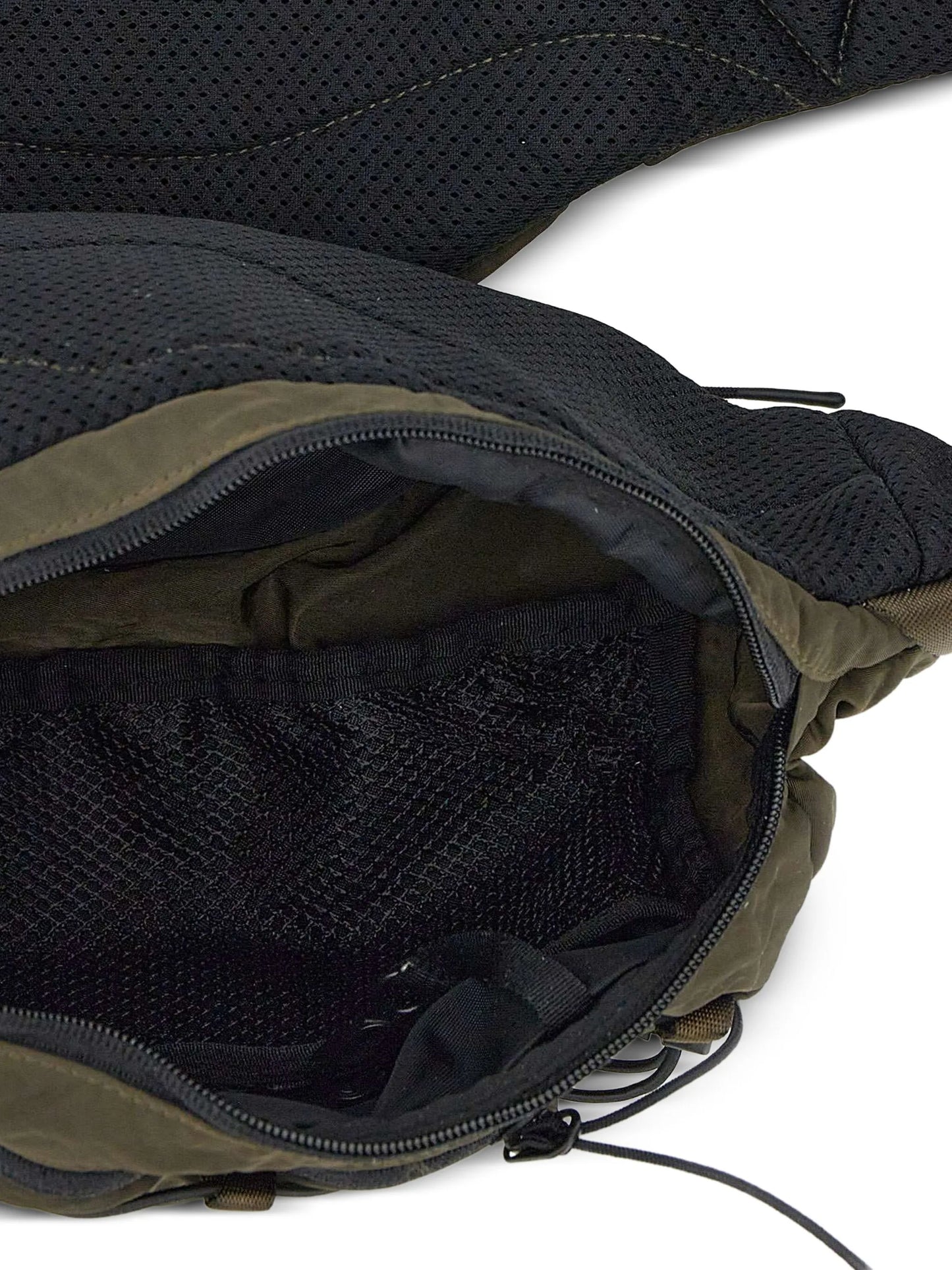 Lens-detail drawstring backpack