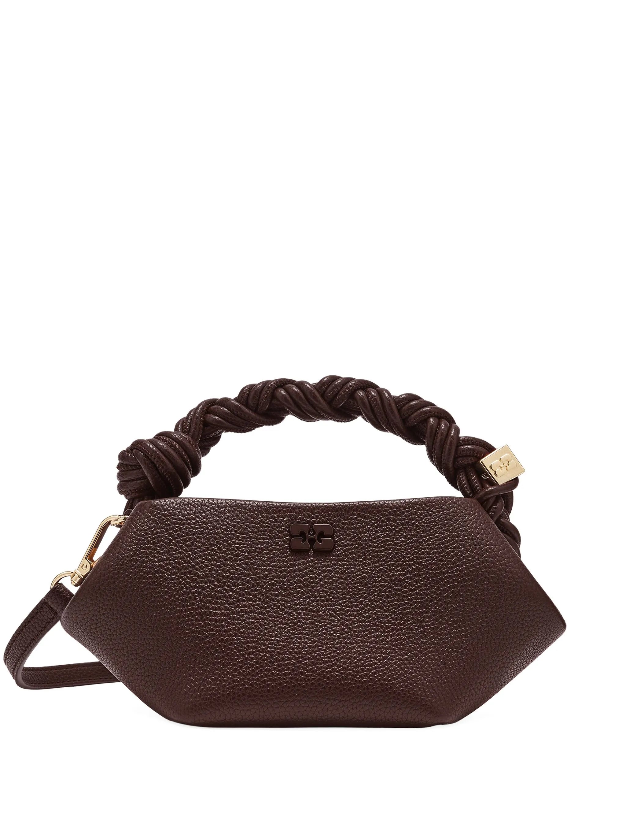brown grained mini Bou bag