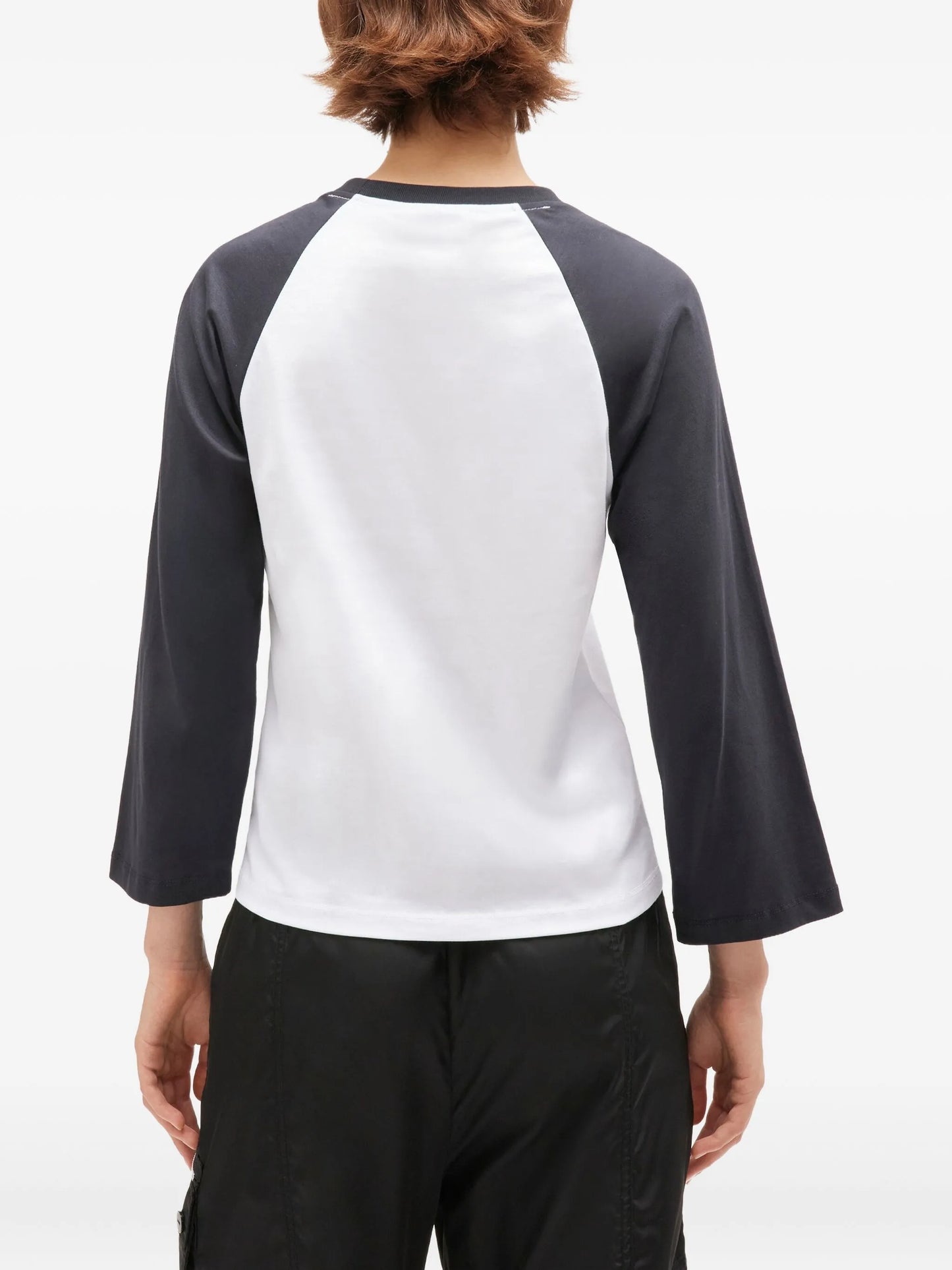 Kitty-print baseball top
