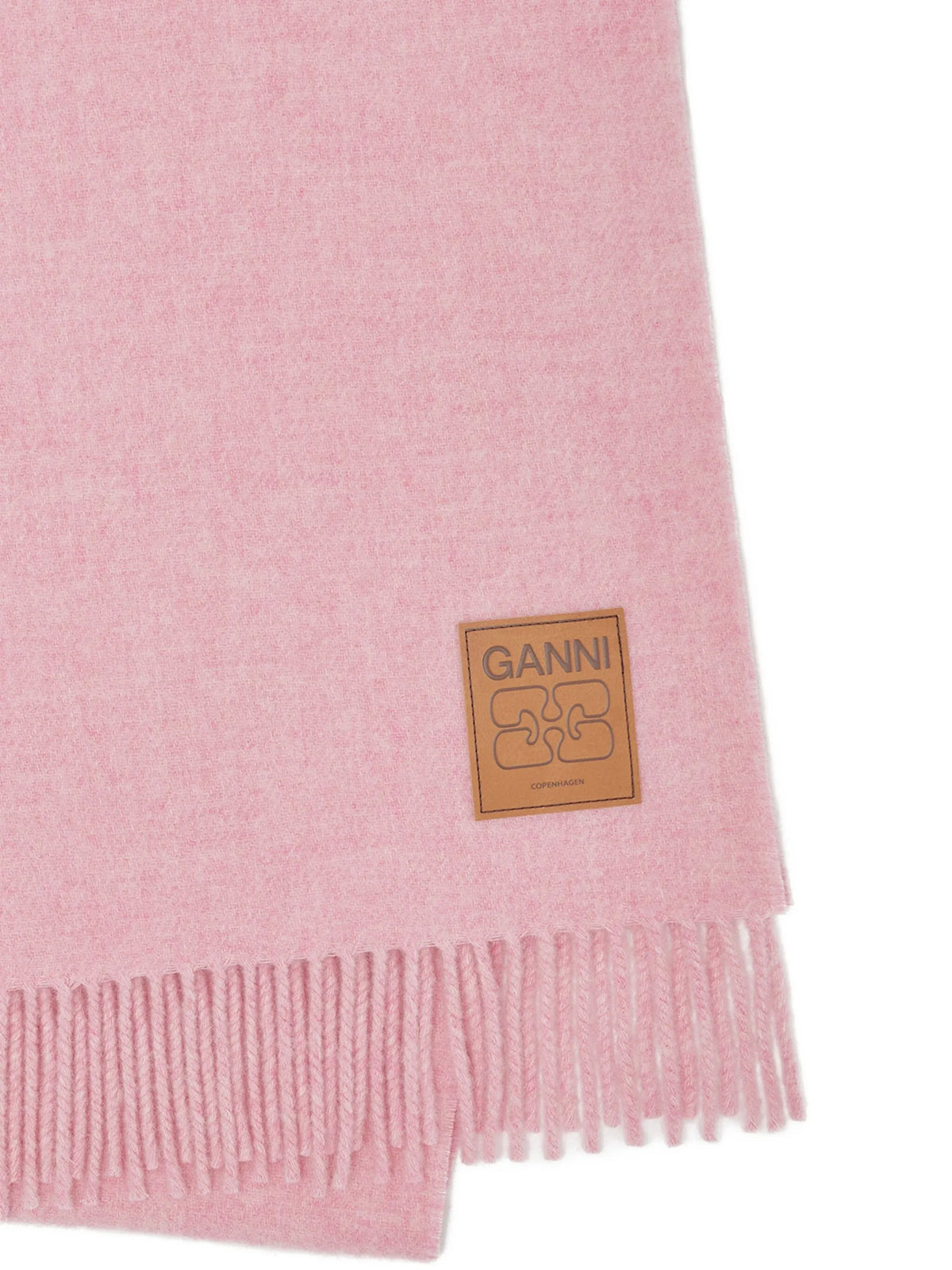 double-face logo-patch scarf