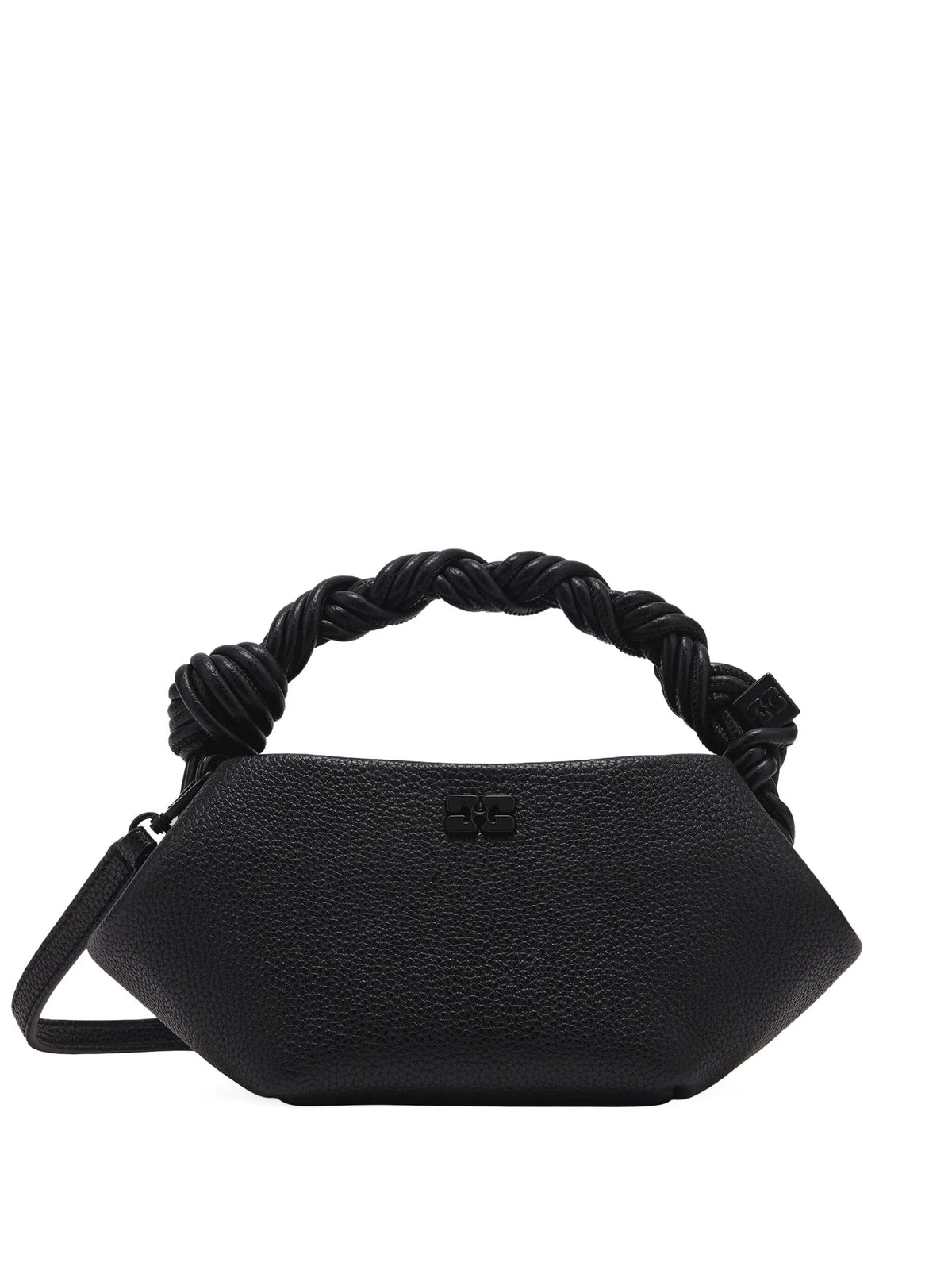 mini Bou knot-detail pebbled shoulder bag