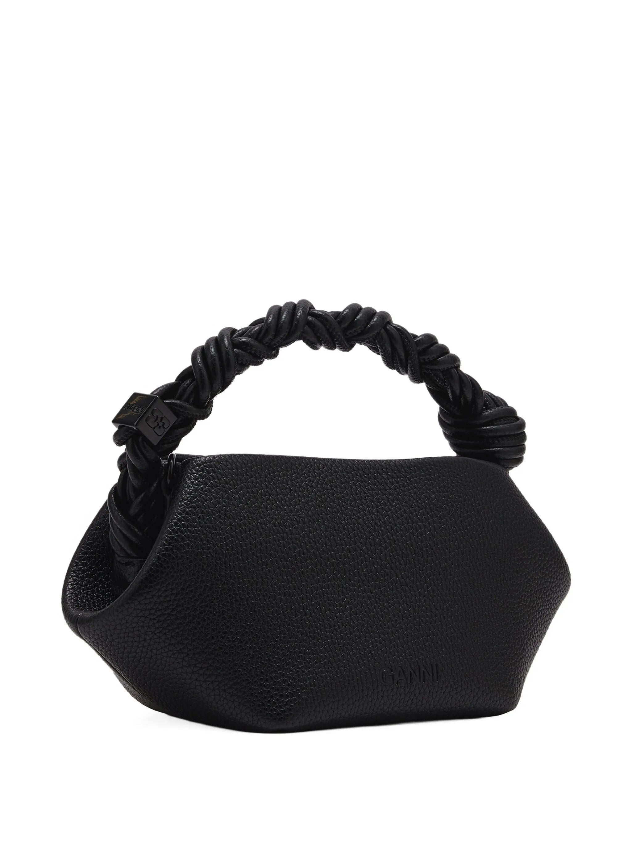 mini Bou knot-detail pebbled shoulder bag
