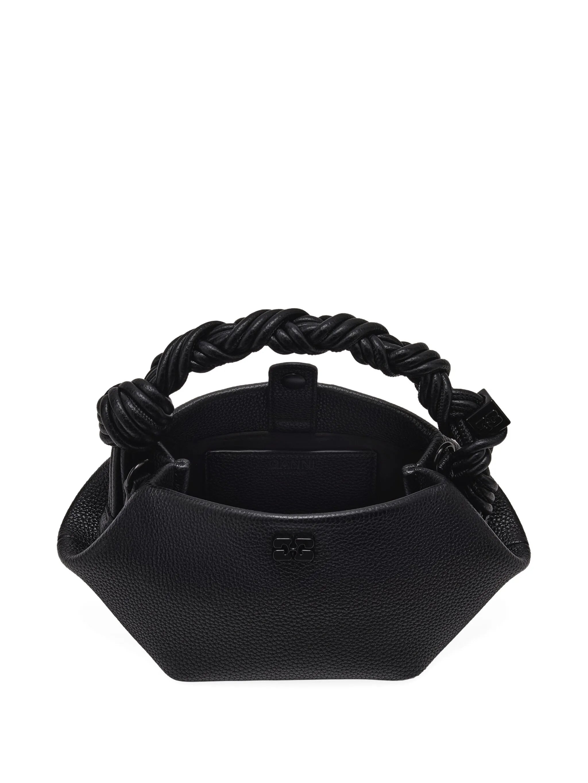 mini Bou knot-detail pebbled shoulder bag