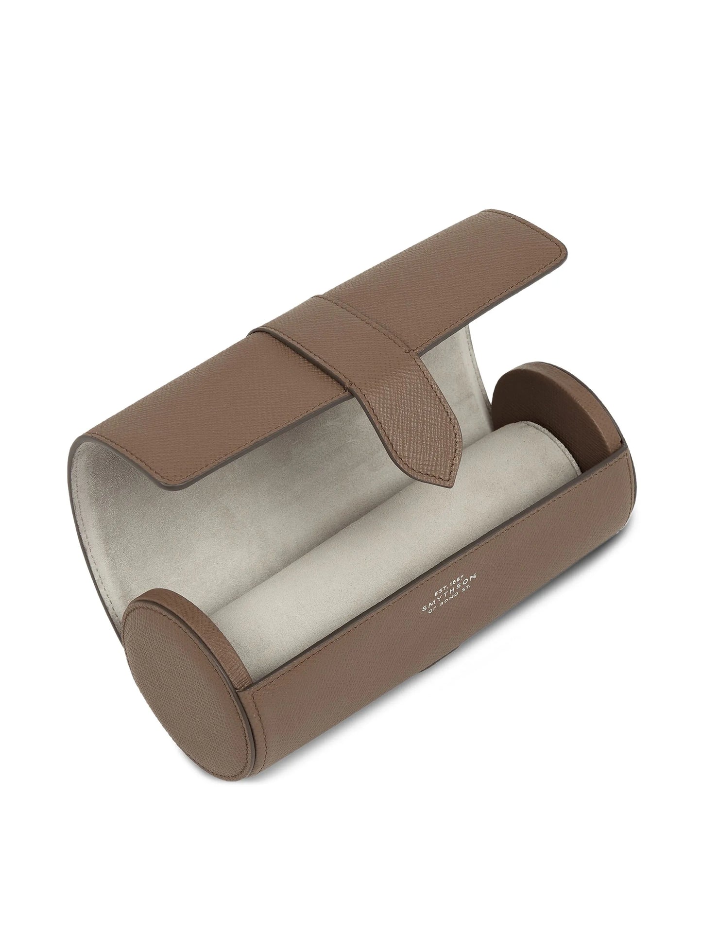 Panama leather watch roll