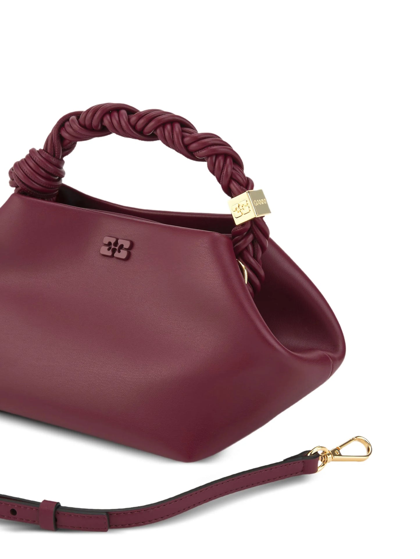 Bou braided-handle leather tote bag