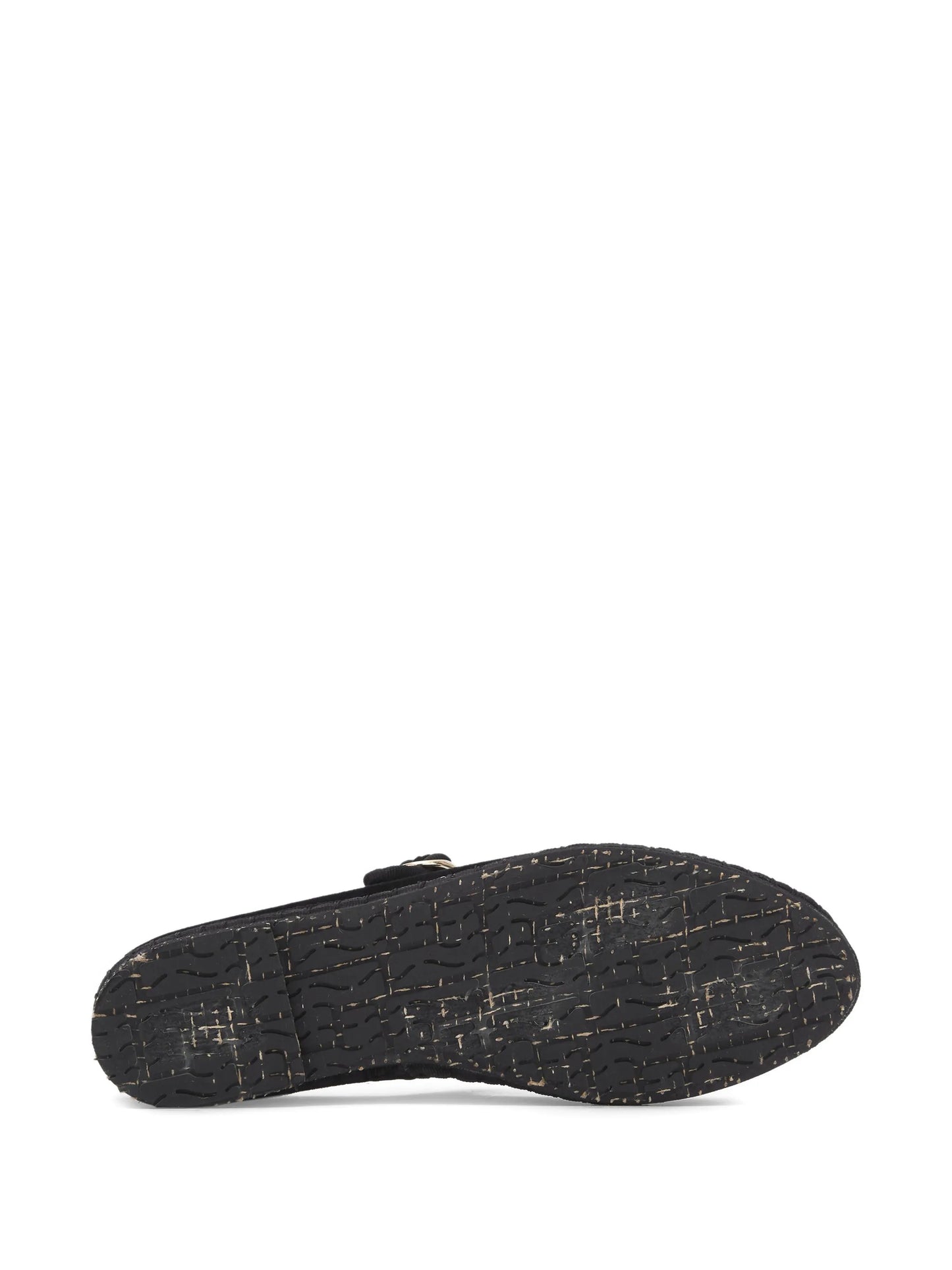 Antonia velvet buckle ballet flats
