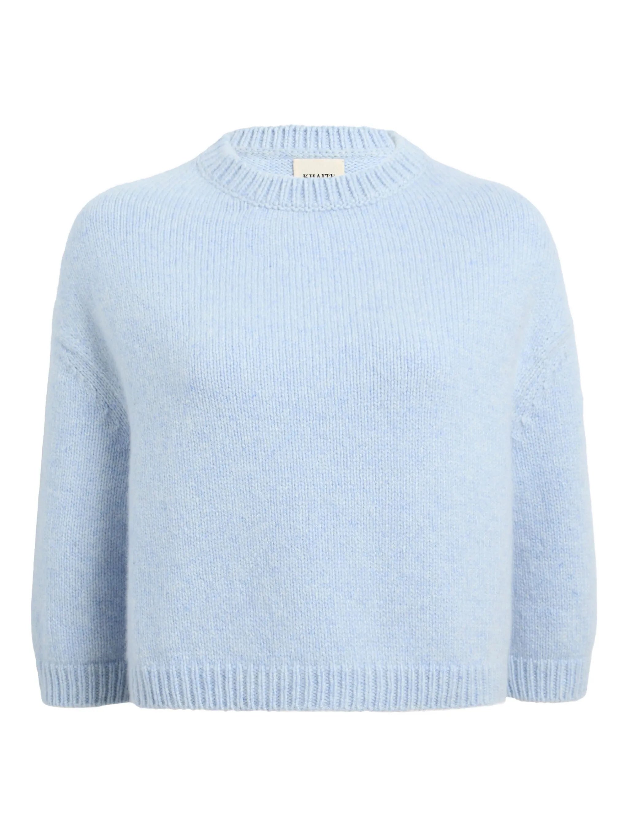 Sabina crew-neck cropped sweater
