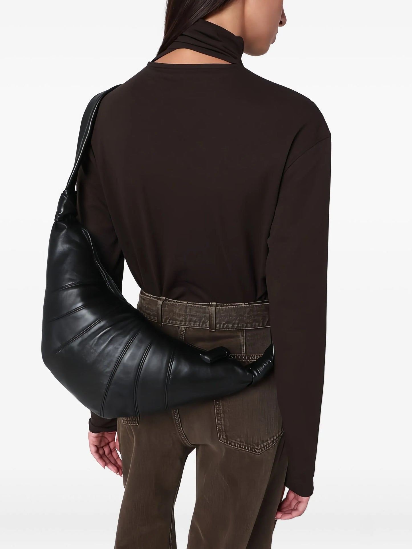medium Croissant leather shoulder bag