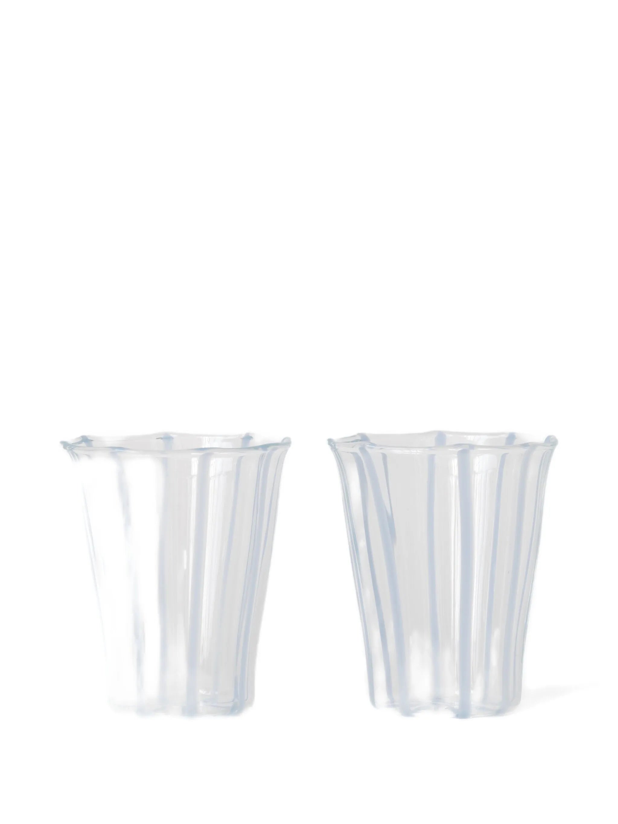 ribbed glass tumbler (set of two)