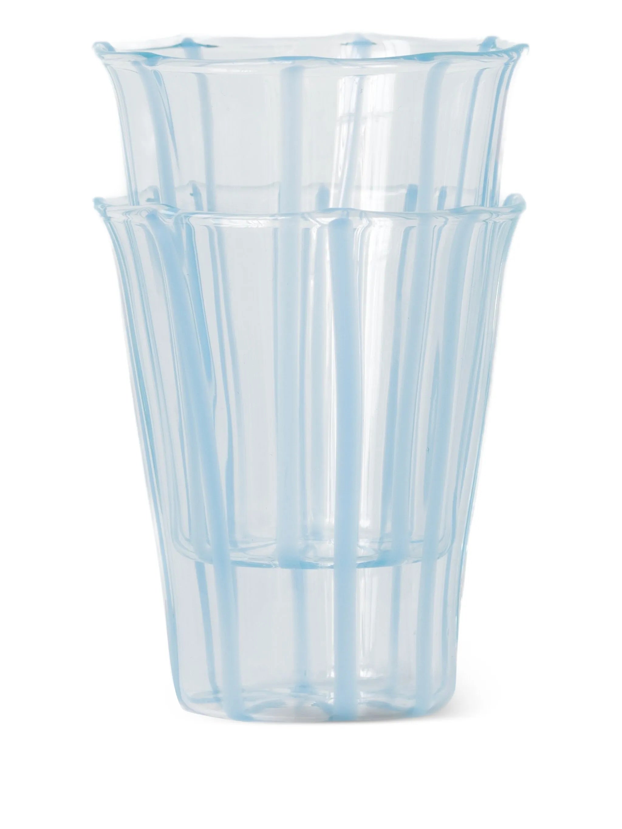 ribbed glass tumbler (set of two)