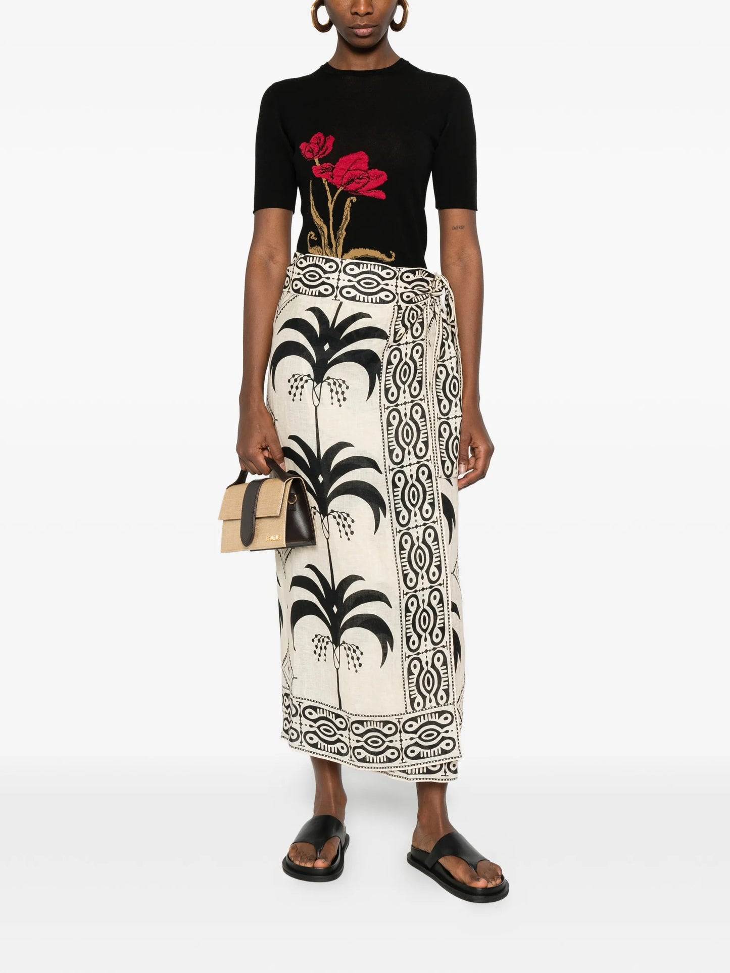 Significado Poderoso midi skirt