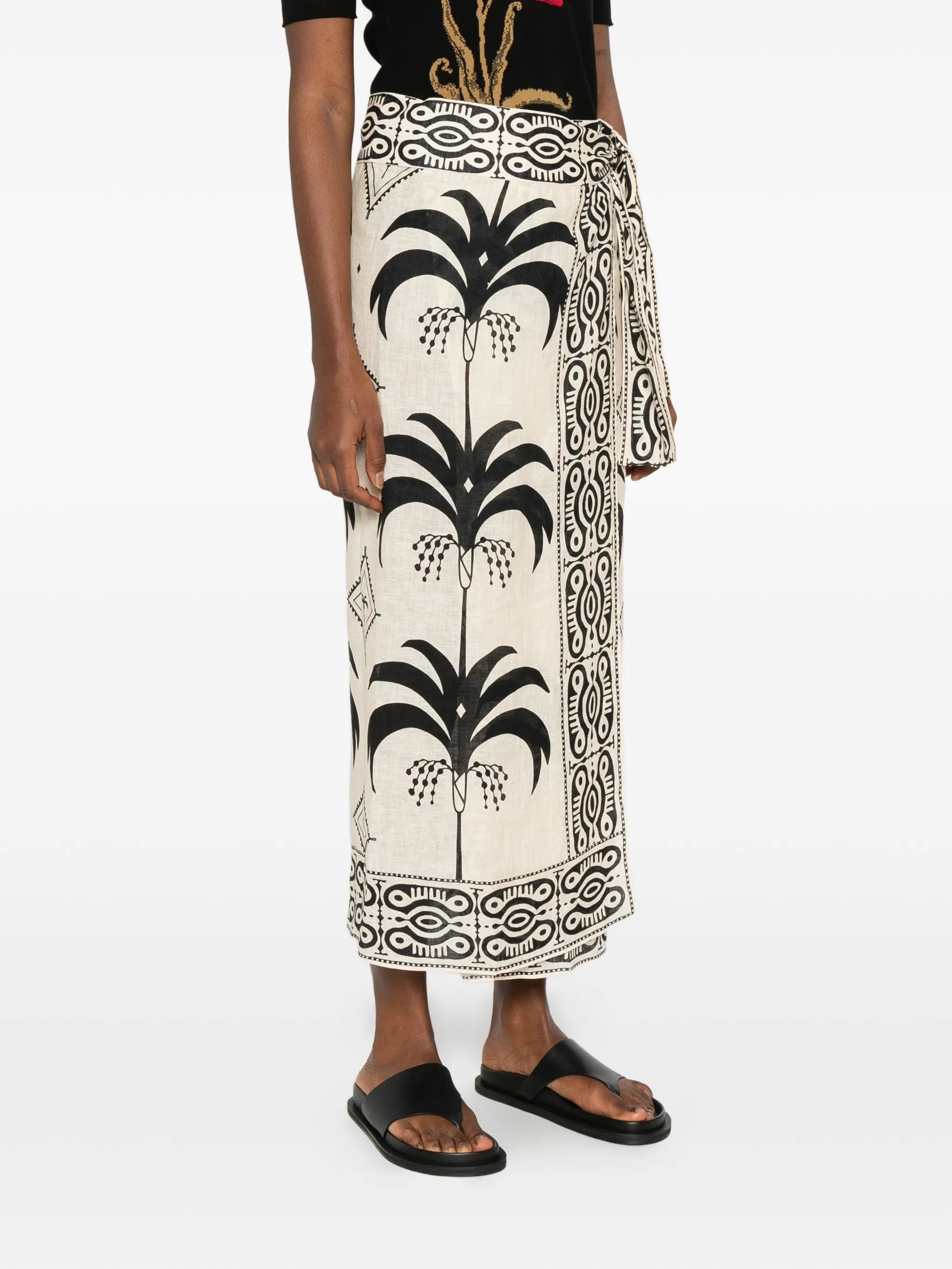 Significado Poderoso midi skirt