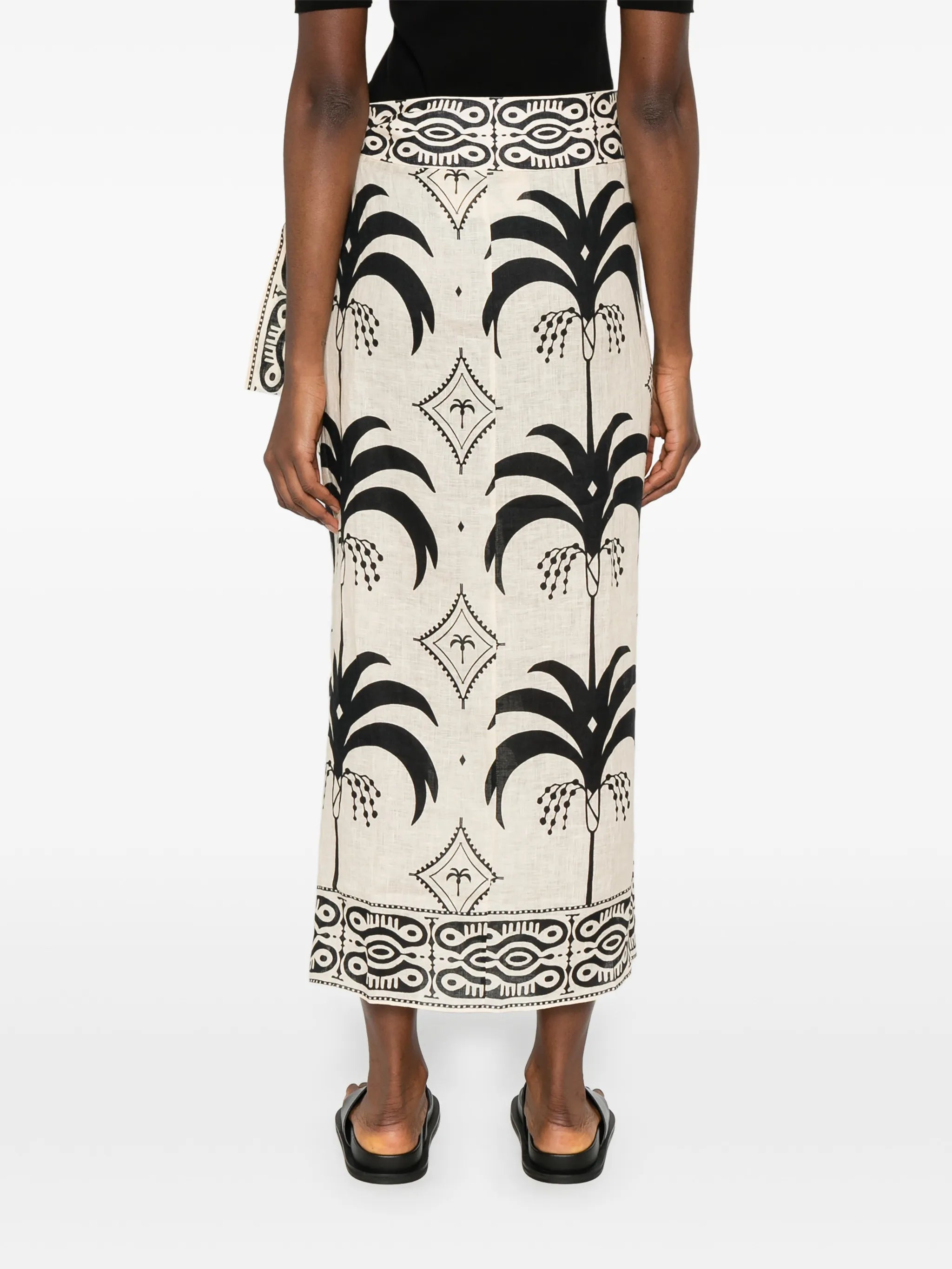 Significado Poderoso midi skirt