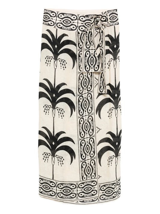 Significado Poderoso midi skirt