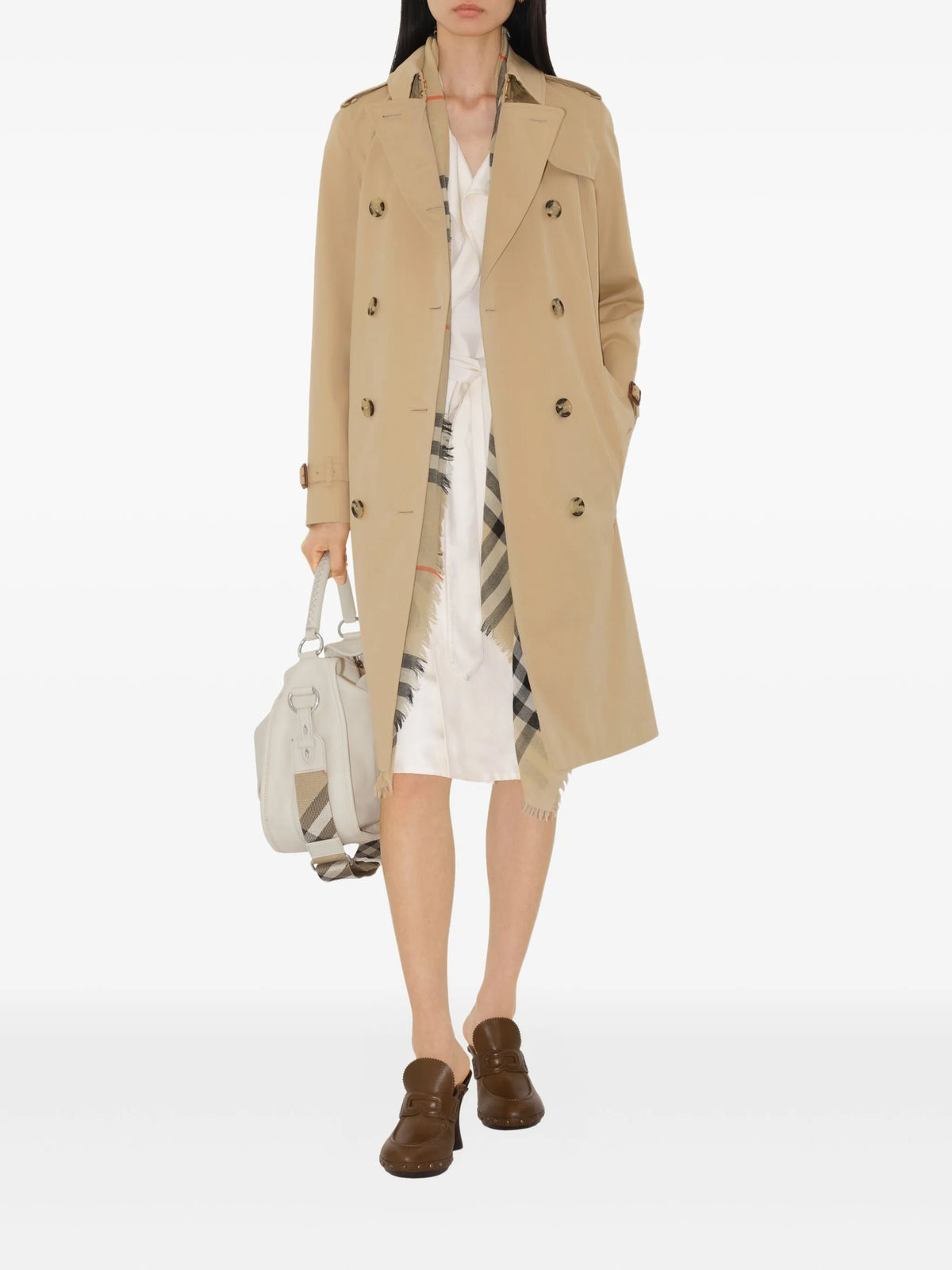 Kensington double-breasted trench coat