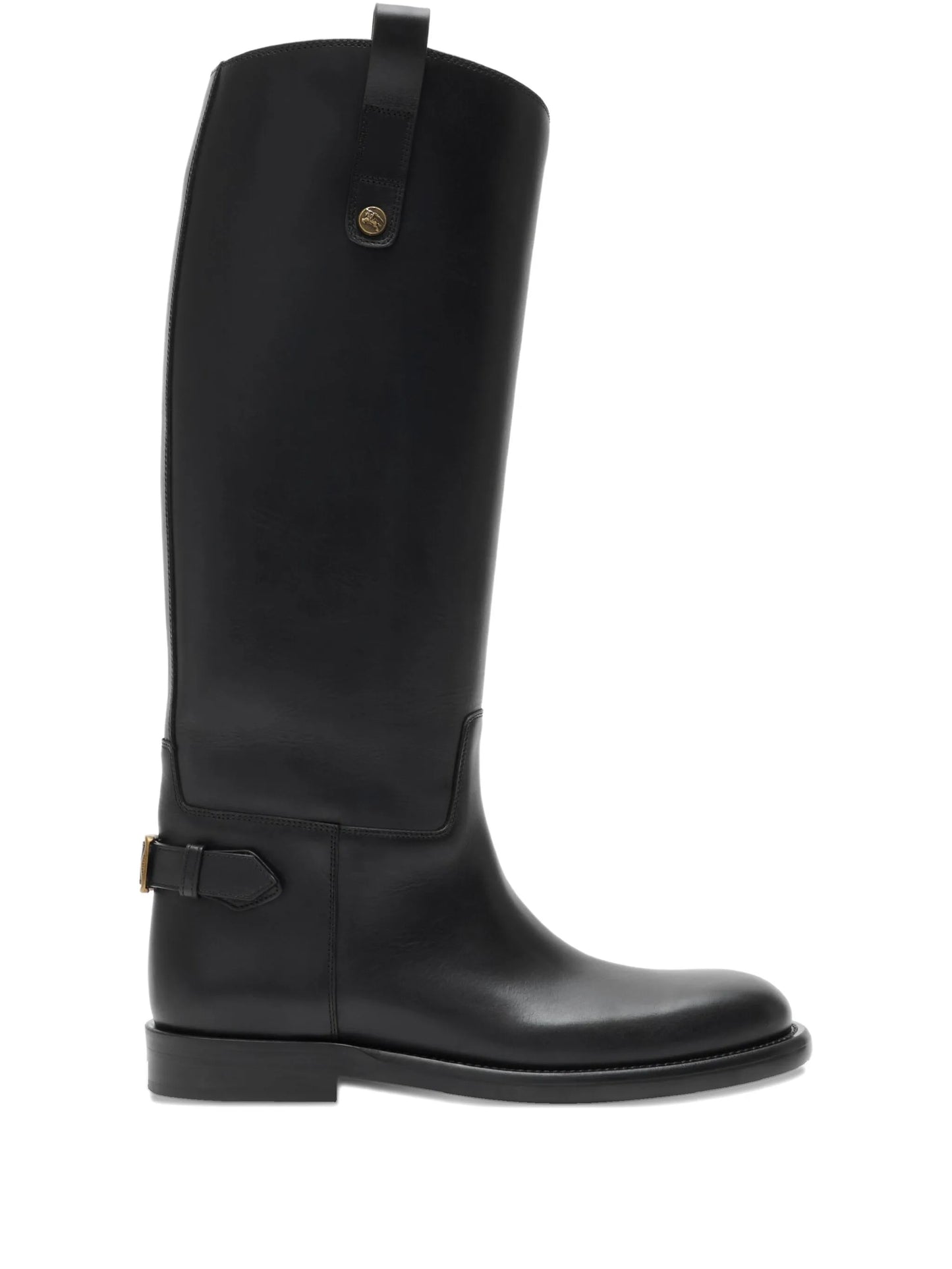 Cavalier calf-leather knee-high boots